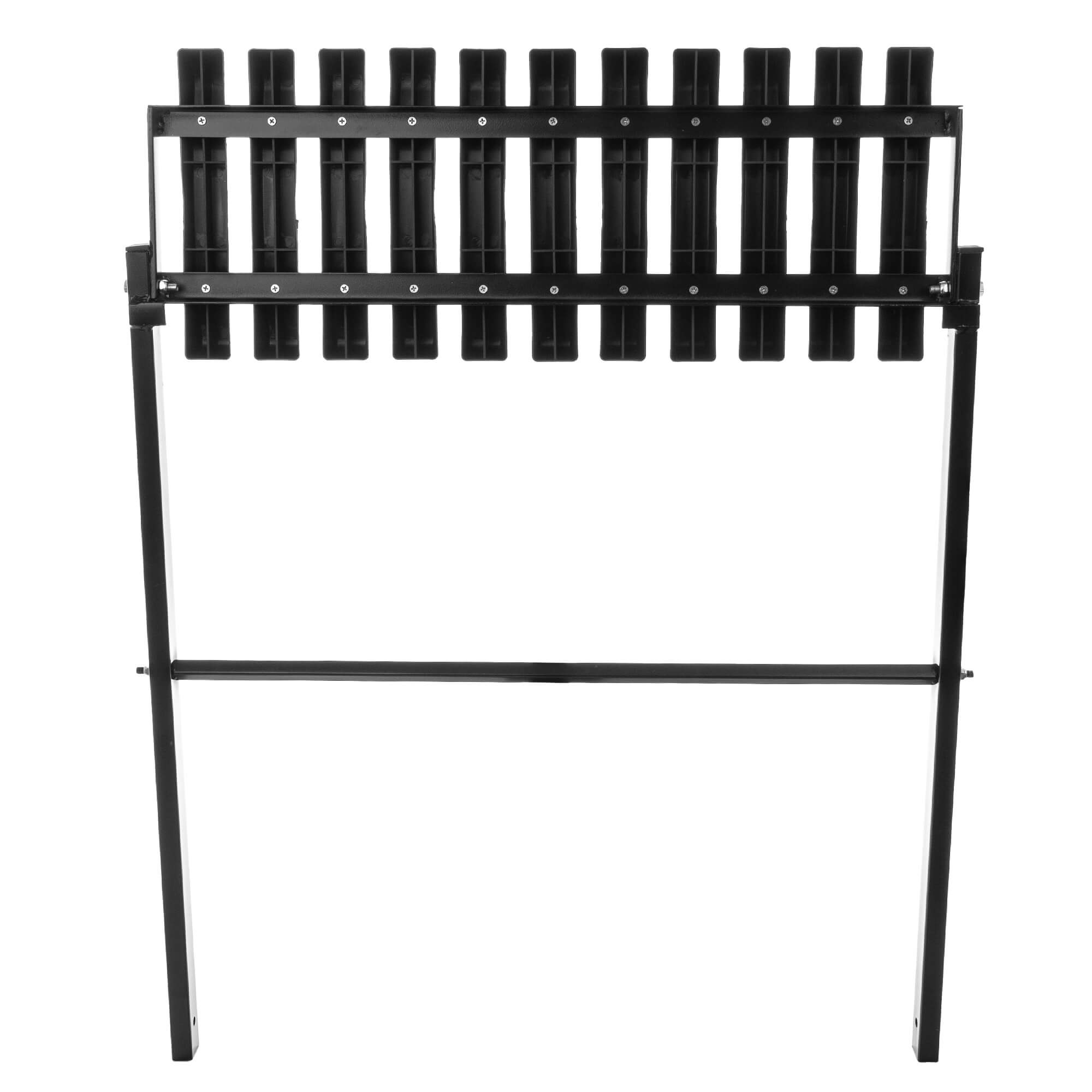 Ławka cmentarna składana Vernon 77x72,5cm czarna
