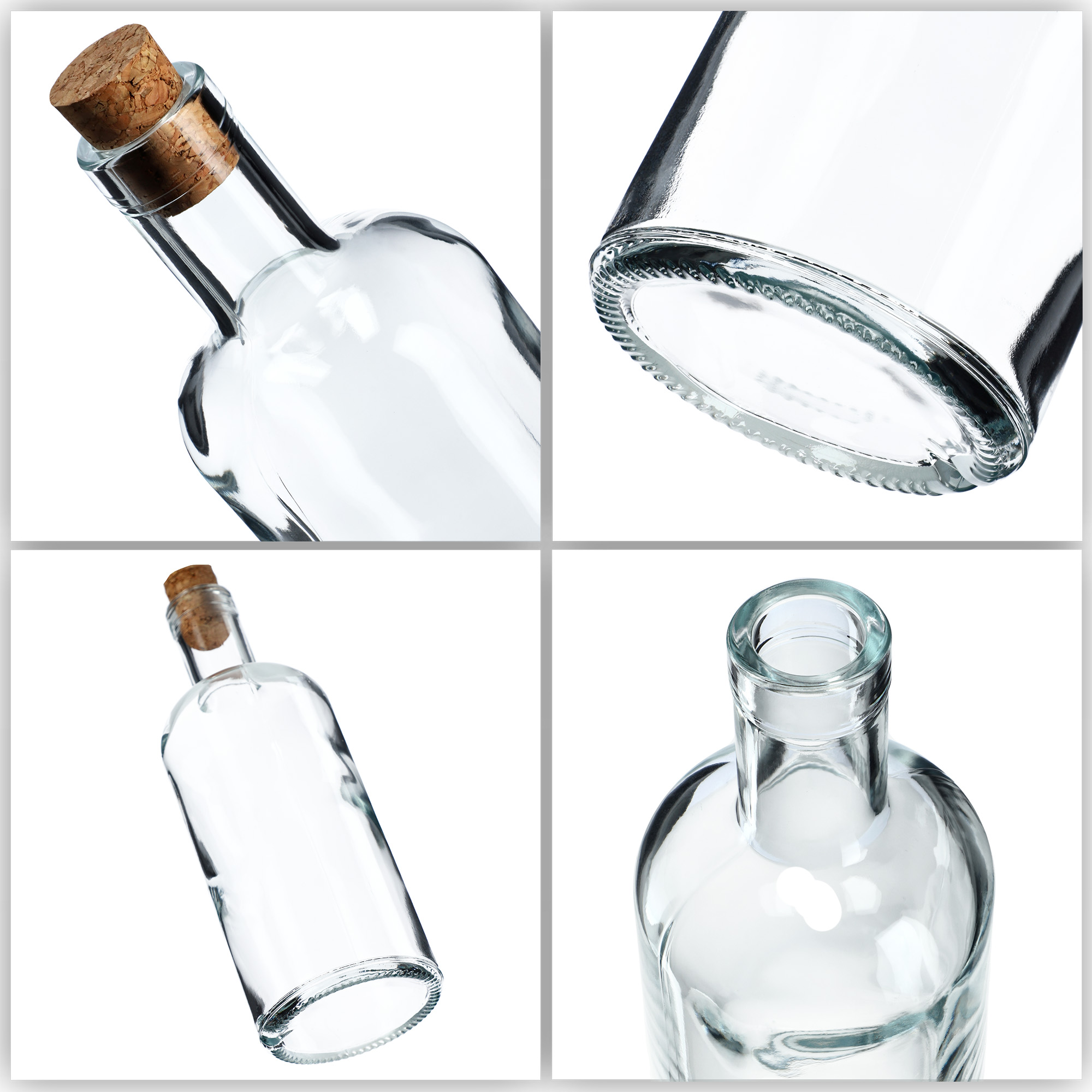 Butelka z korkiem 700 ml, 6 szt.