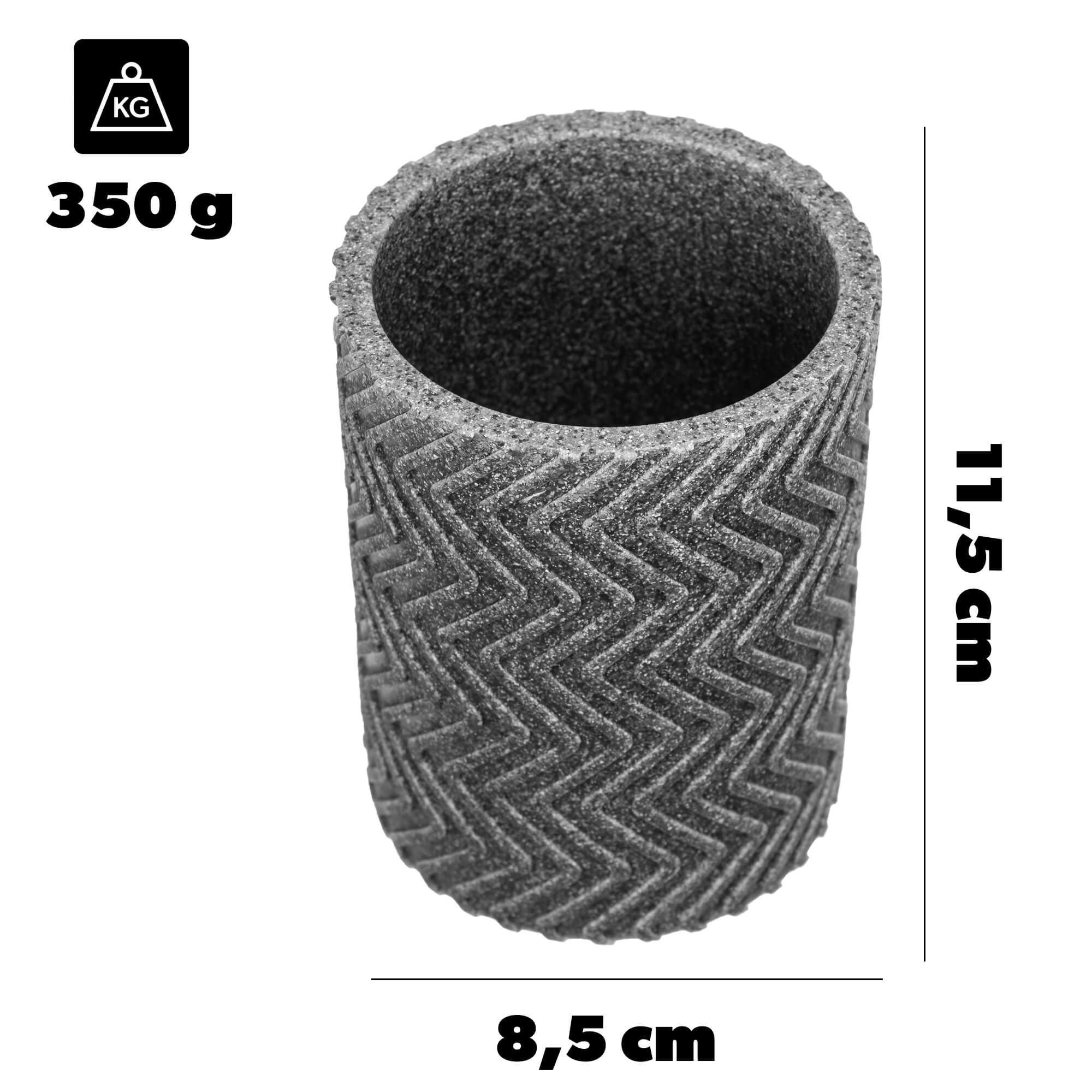 Kubek łazienkowy Ouge 11.5 x 8.5 cm szary