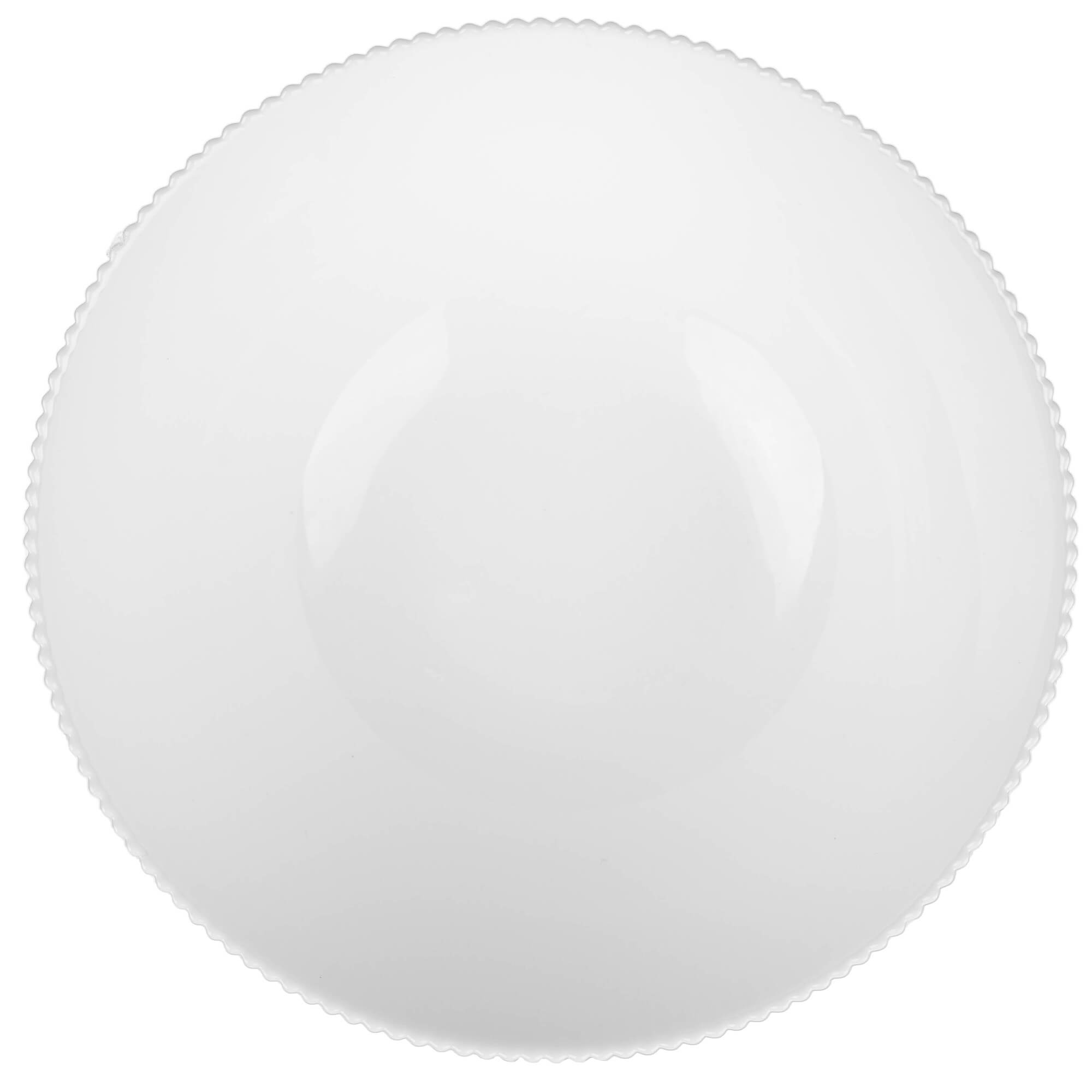 Salaterka szklana Regno 20.3 cm biała 1 szt.
