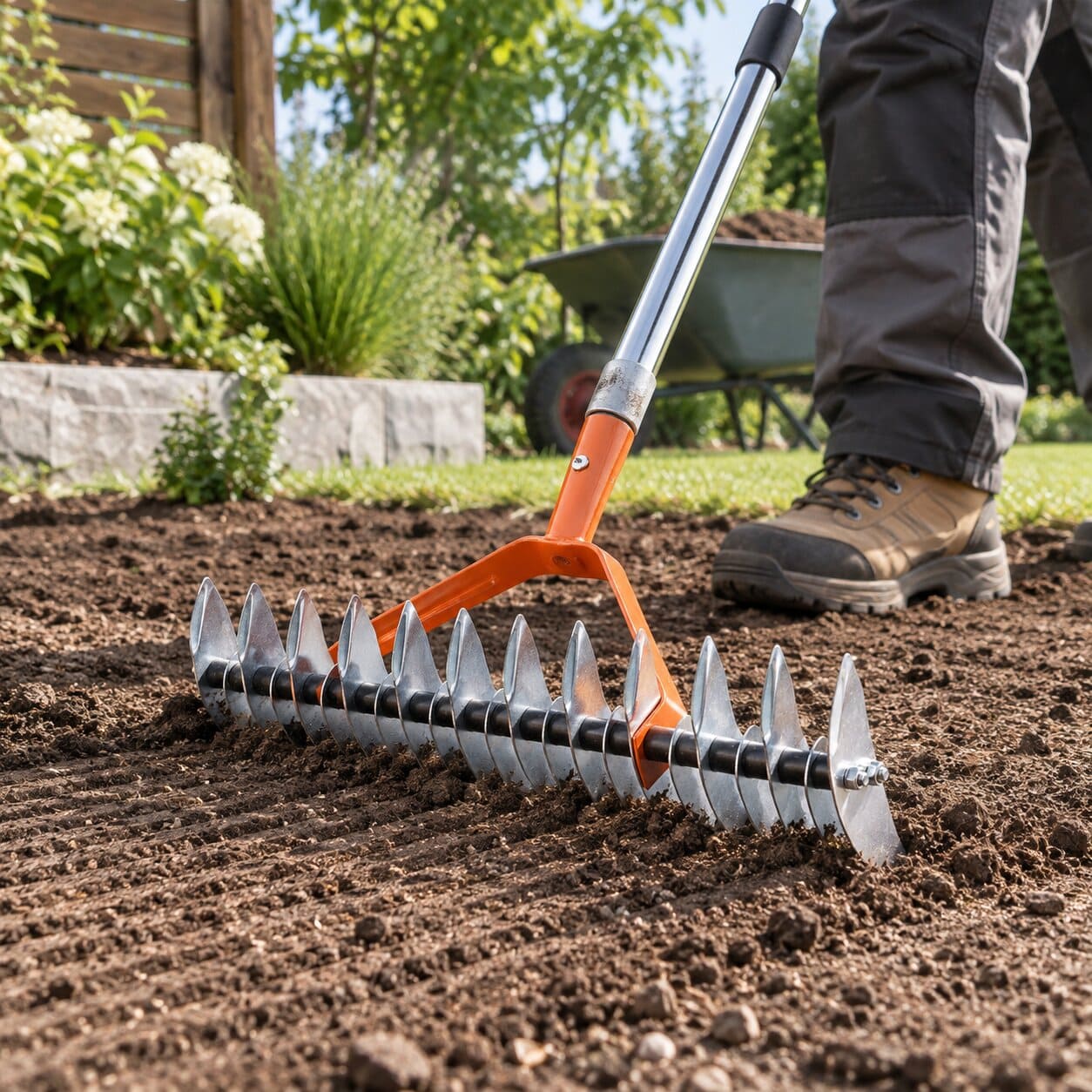 Aerator ogrodowy dwustronny Voulx 137 x 35 cm