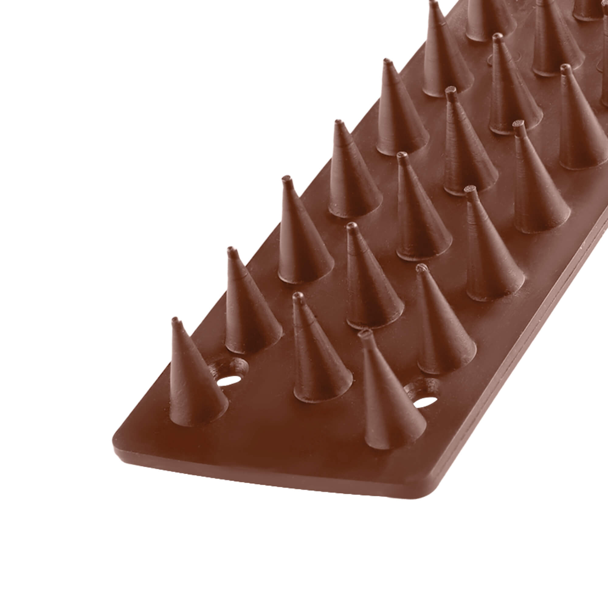 Plastikowe kolce Tosta przeciw ptakom 50 cm brązowe 10 szt.
