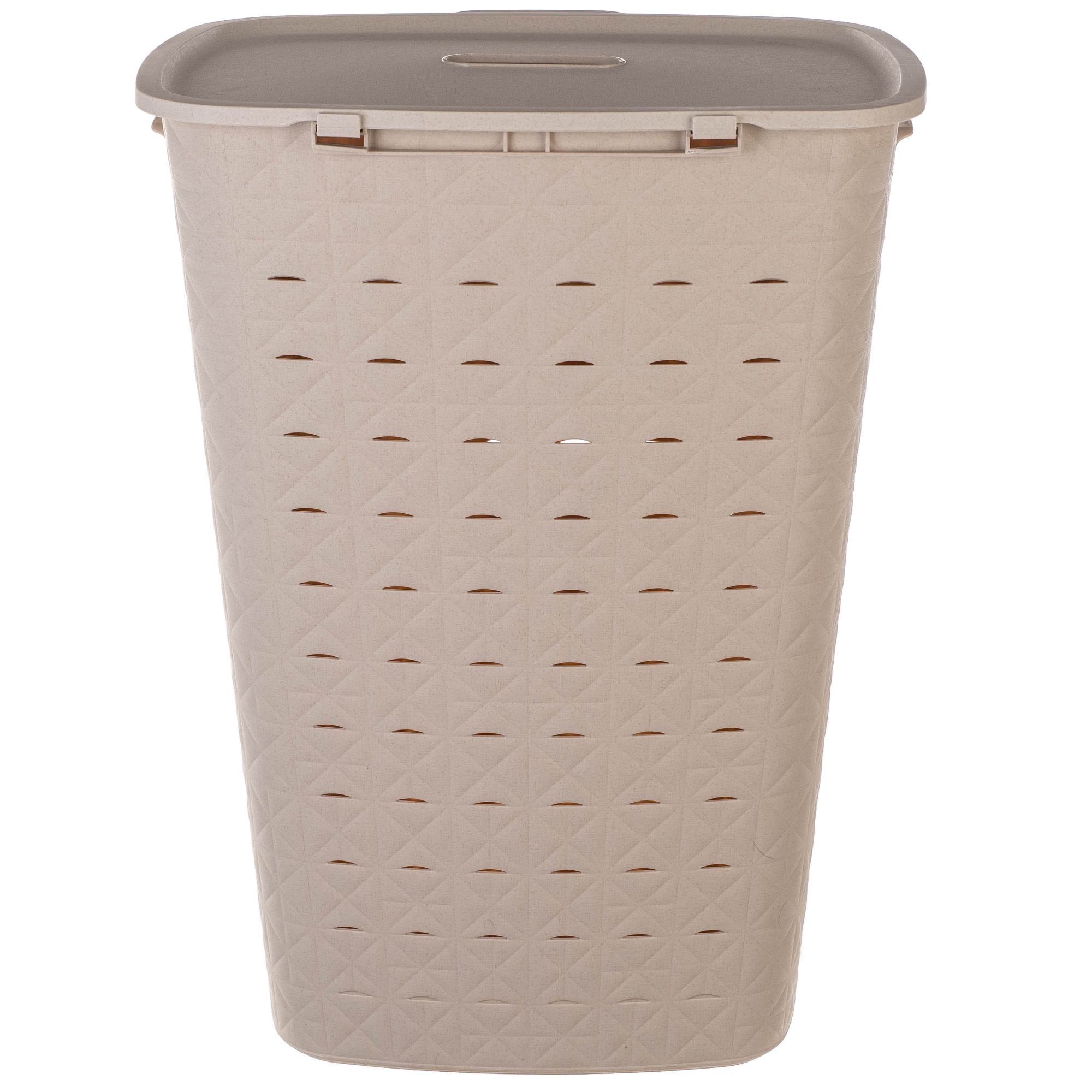 Kosz na bieliznę Curver Softex 56L kremowy