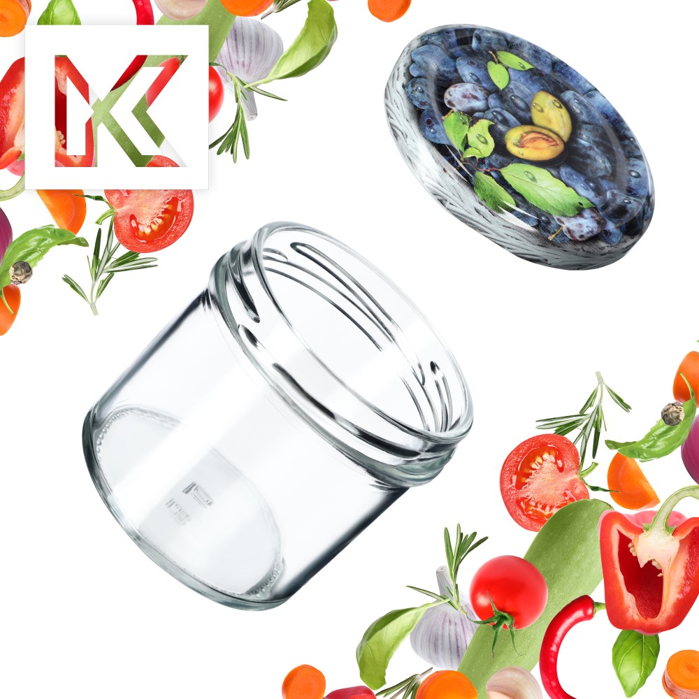 Słoiki Vigo 140ml 10szt fi 66 mm + wieczko "Śliwki"