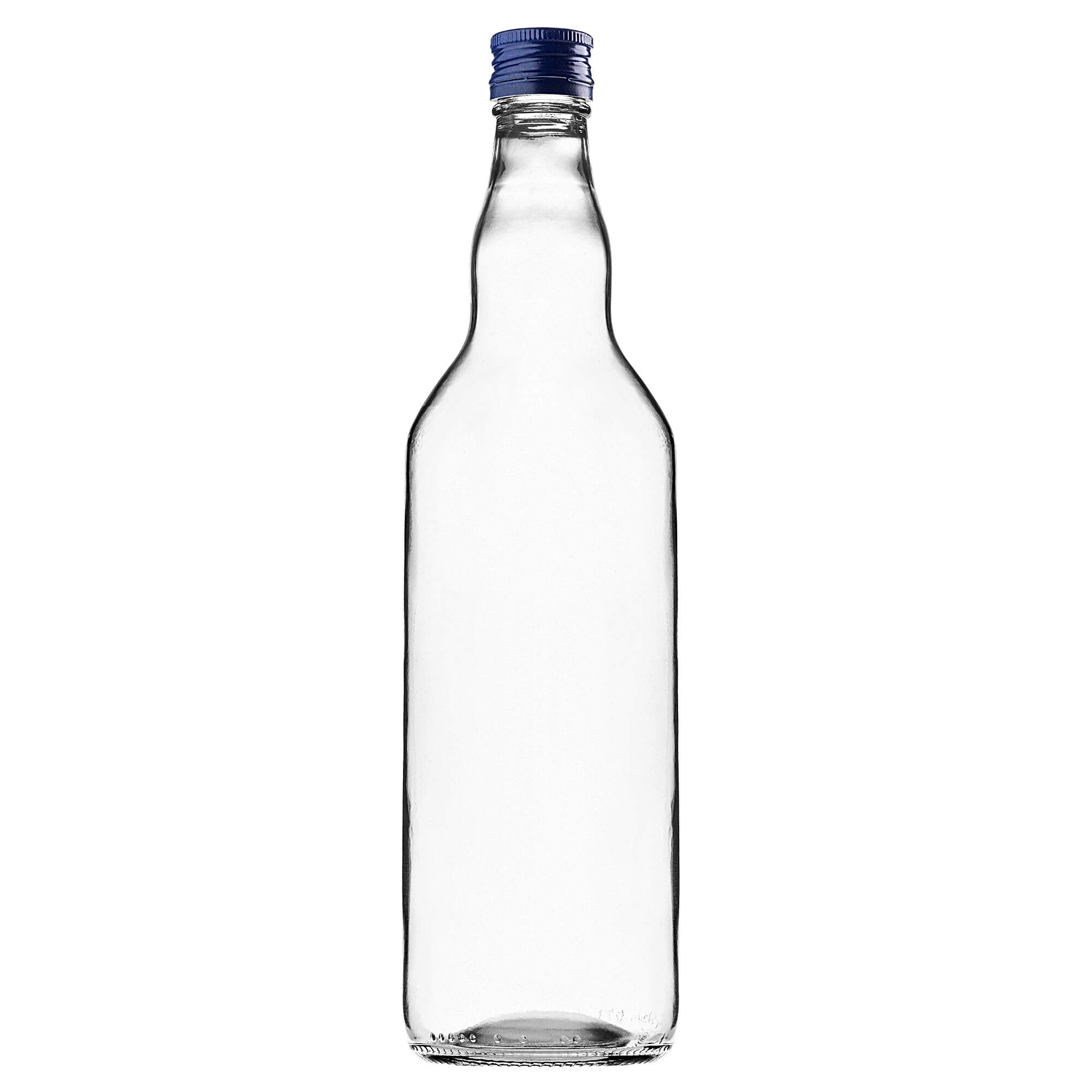 Szklana butelka Monopol 700ml z granatową zakrętką 1 szt.