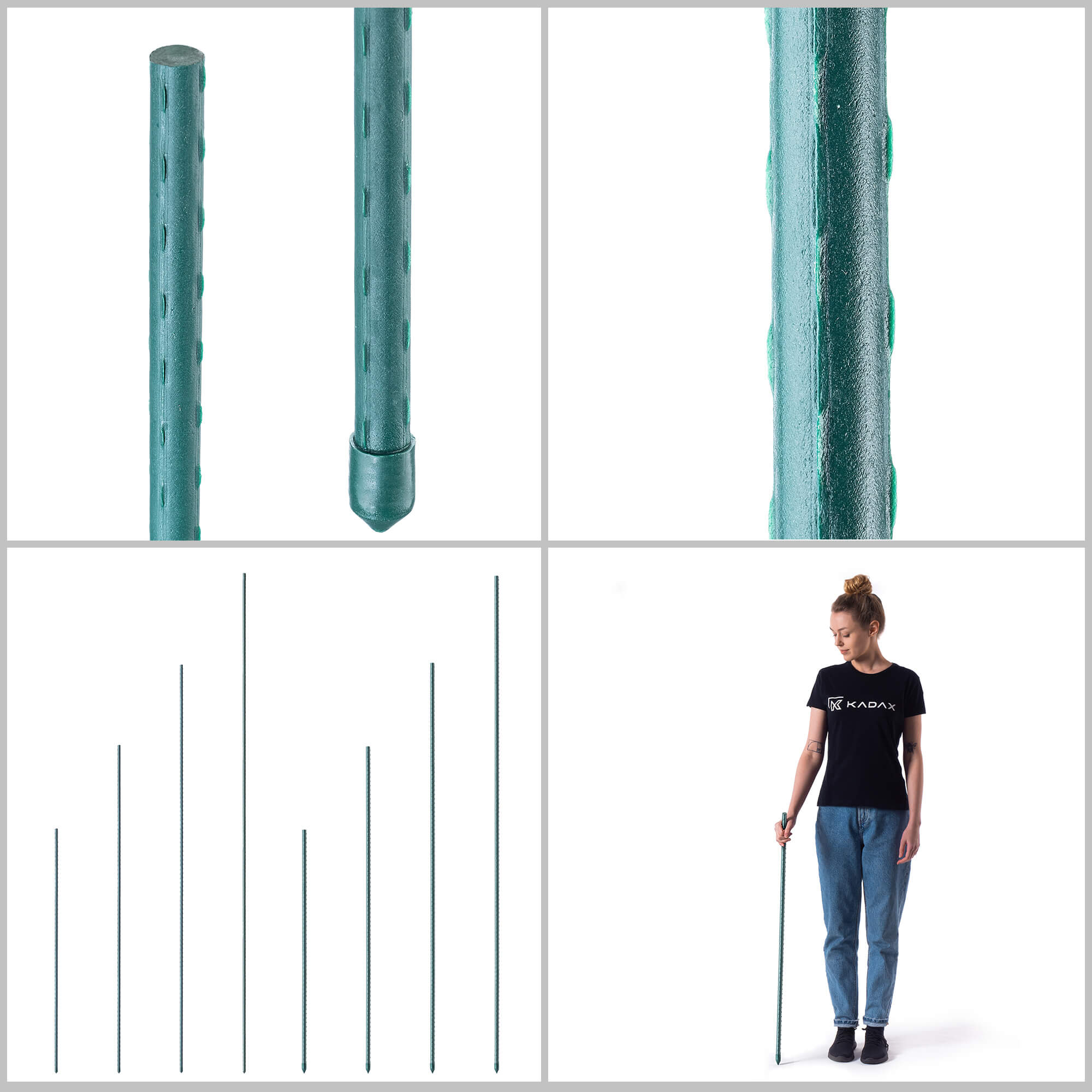 Podpora ogrodowa tyczka do roślin Trang 90cm 11mm 10szt