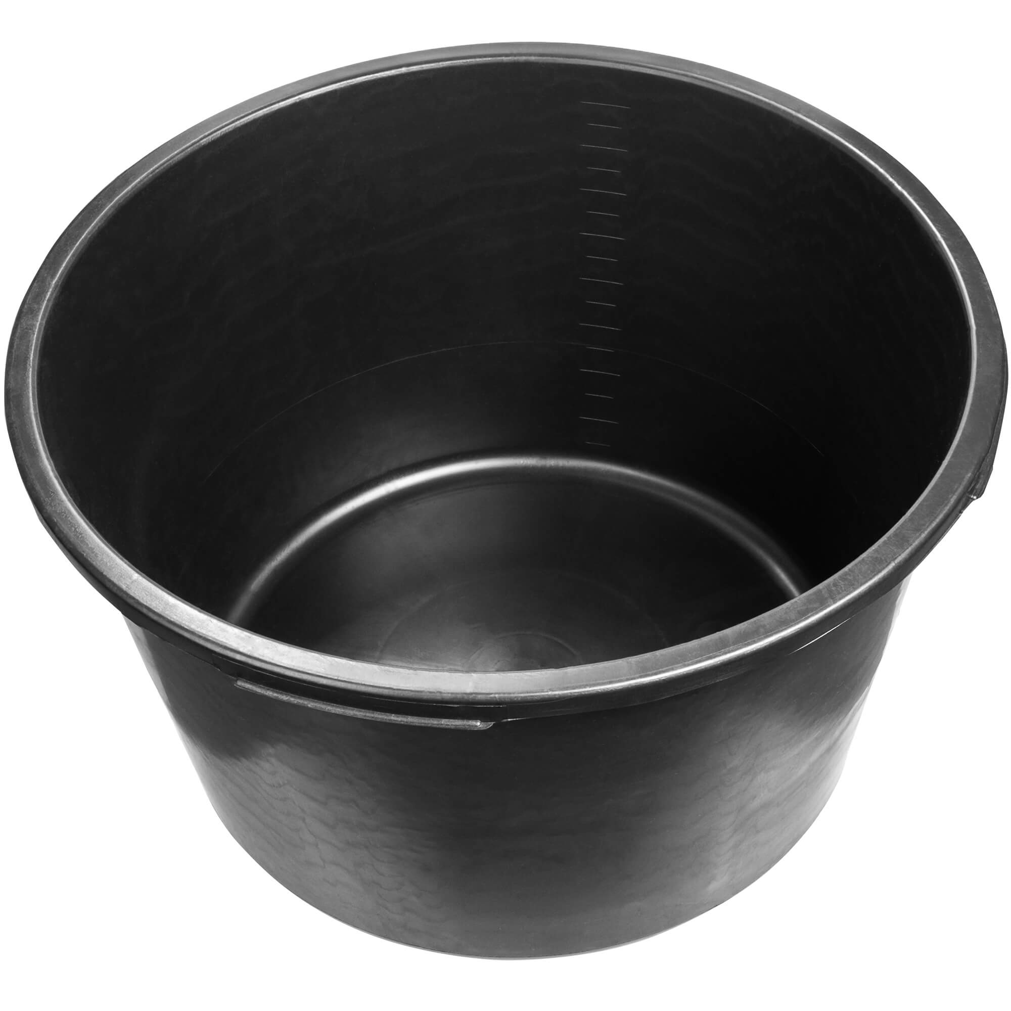 Kastra budowlana okrągła 90L, czarna