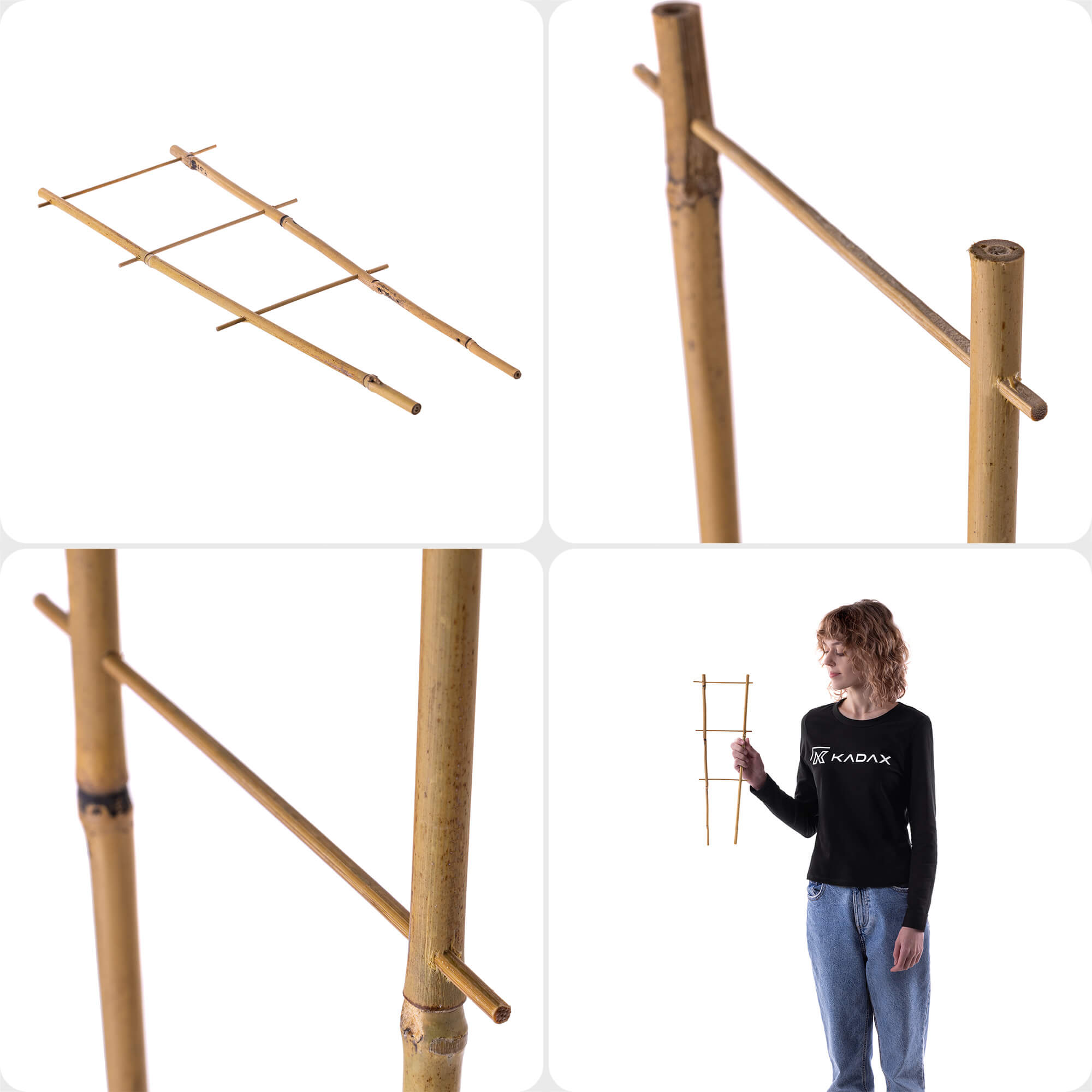 Drabinka bambusowa do roślin Taio 45 cm 10 szt.