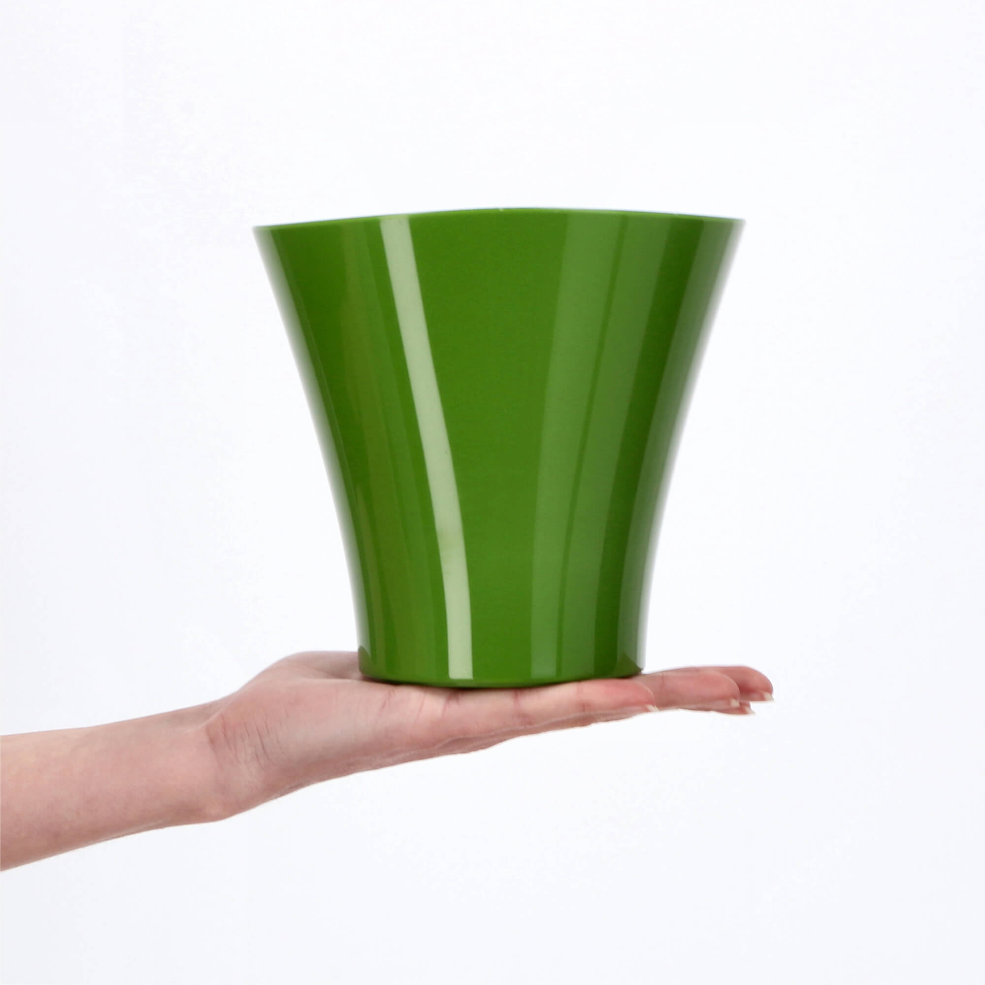Doniczka na kwiaty Meria 16 cm, zielona
