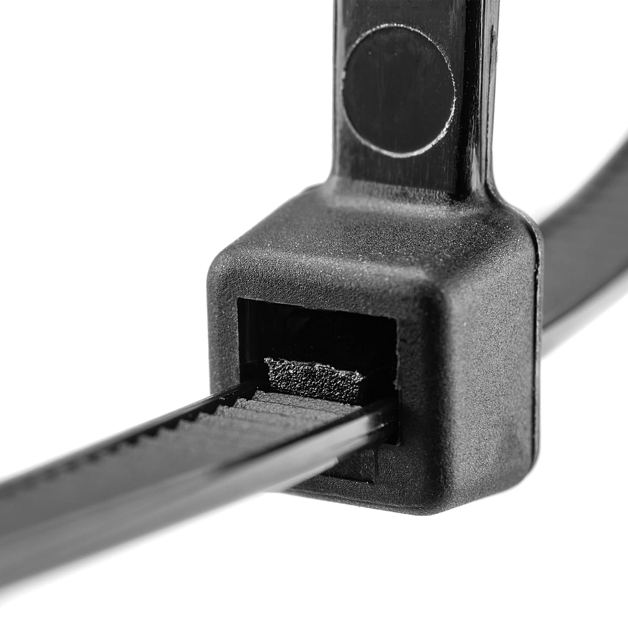 Opaski zaciskowe Maurens 200 x 3.6 mm czarne 200 szt.