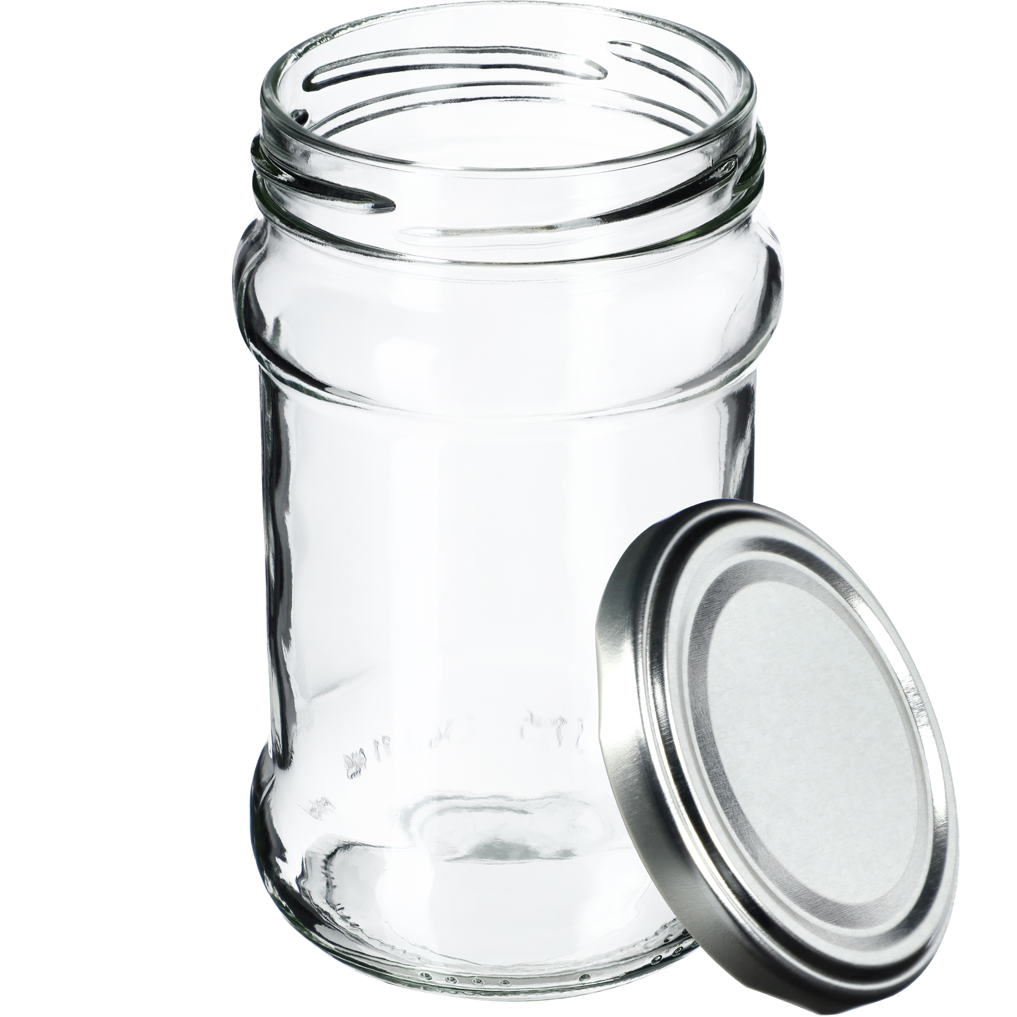 Słoiki na przetwory Seno 315ml 50szt fi 66 mm + wieczka srebrne