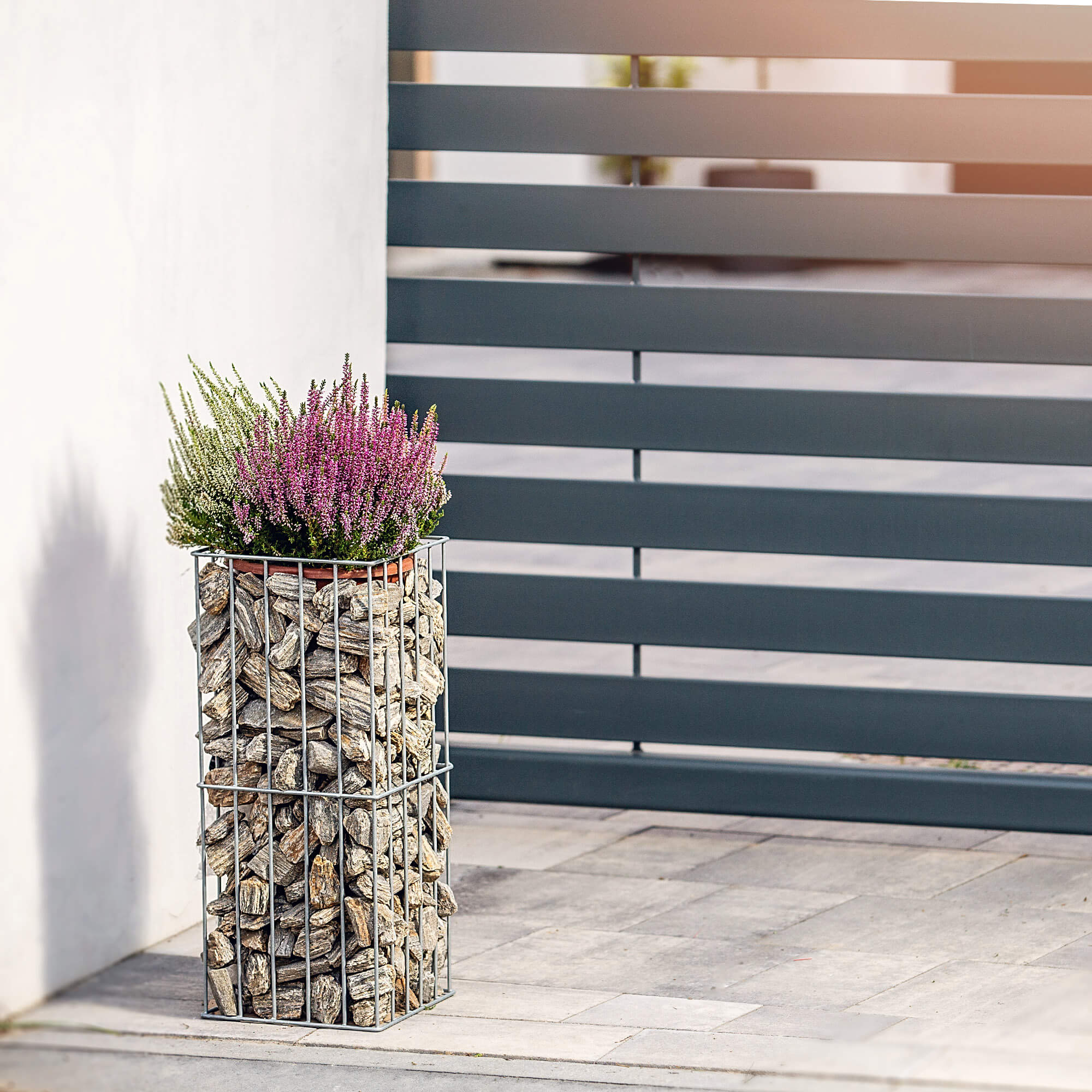 Pergola ogrodowa słup Kanny 60 cm, srebrna