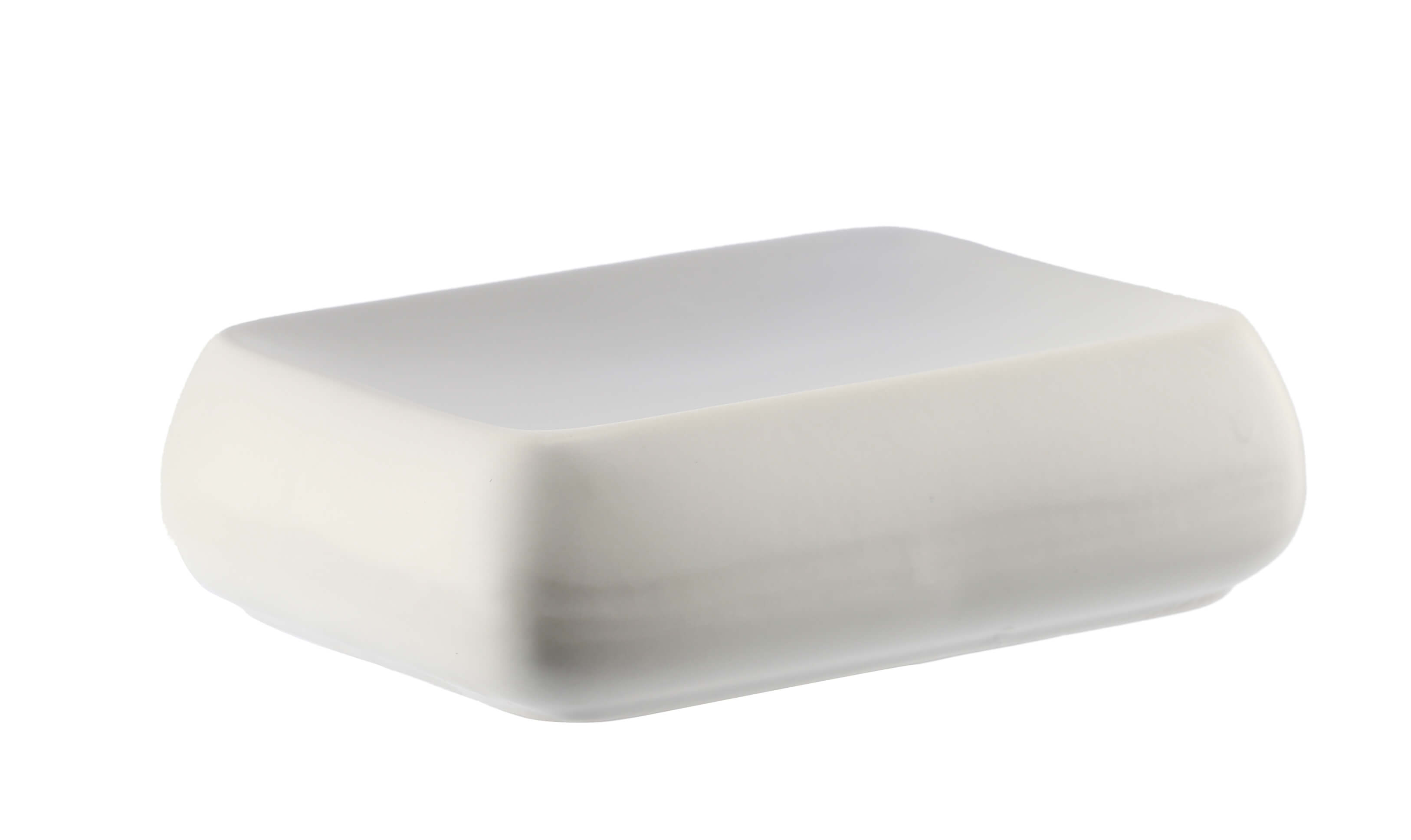 Mydelniczka ceramiczna 12 x 10 x 3 cm, biała