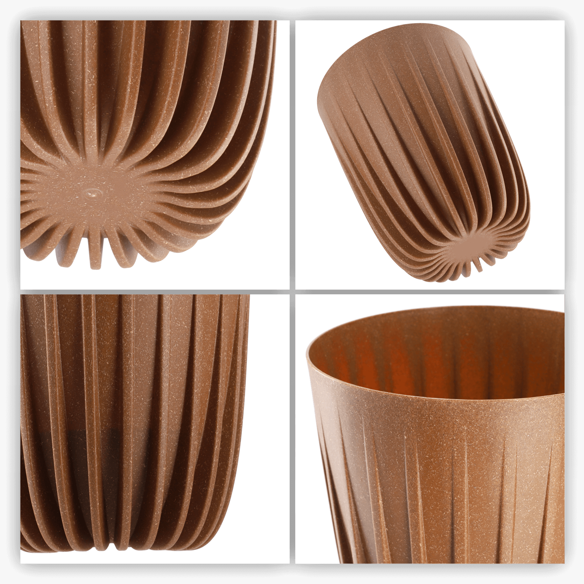 Eko doniczka z wkładem Costa 19 cm, naturalna