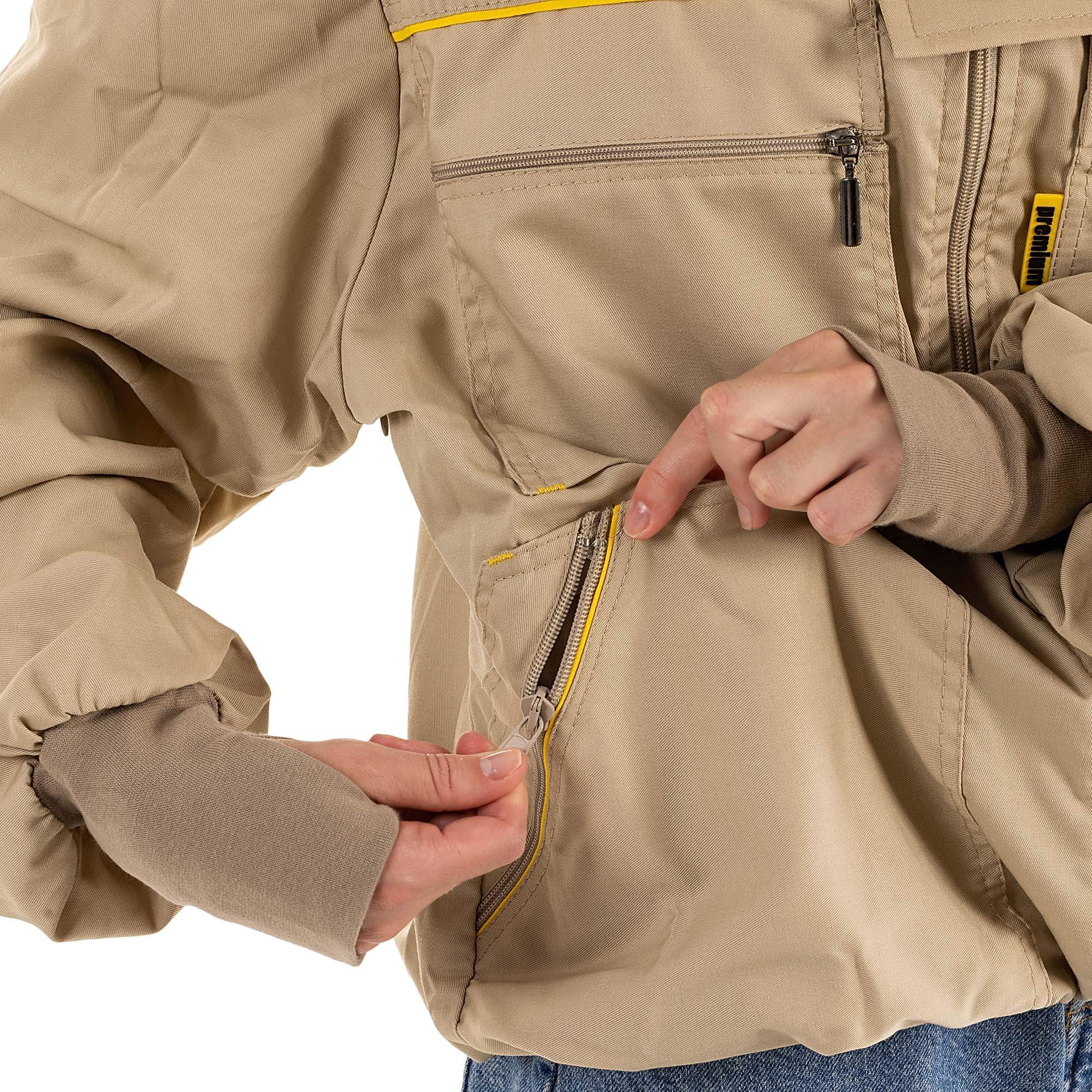 Bluza pszczelarska rozpinana z kapeluszem Lucon rozmiar S