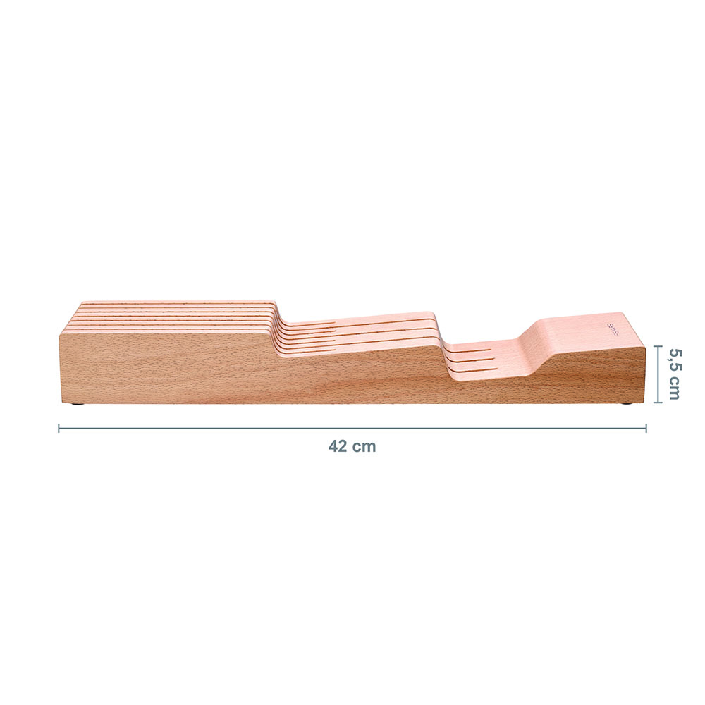 Fiskars 1062890 Drewniany blok na noże do szuflady