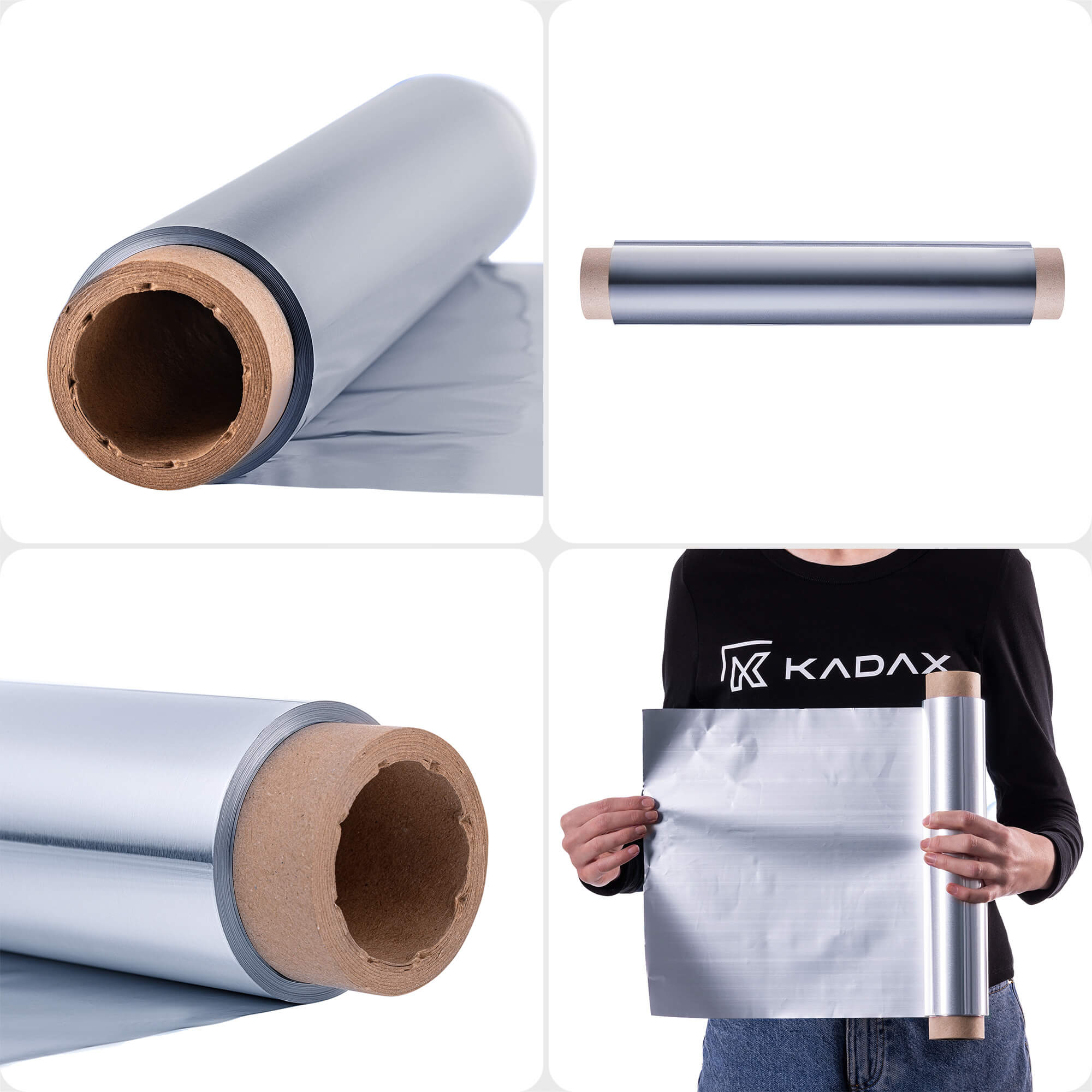 Folia aluminiowa na rolce Zona 29 cm x 60 m 5 szt.