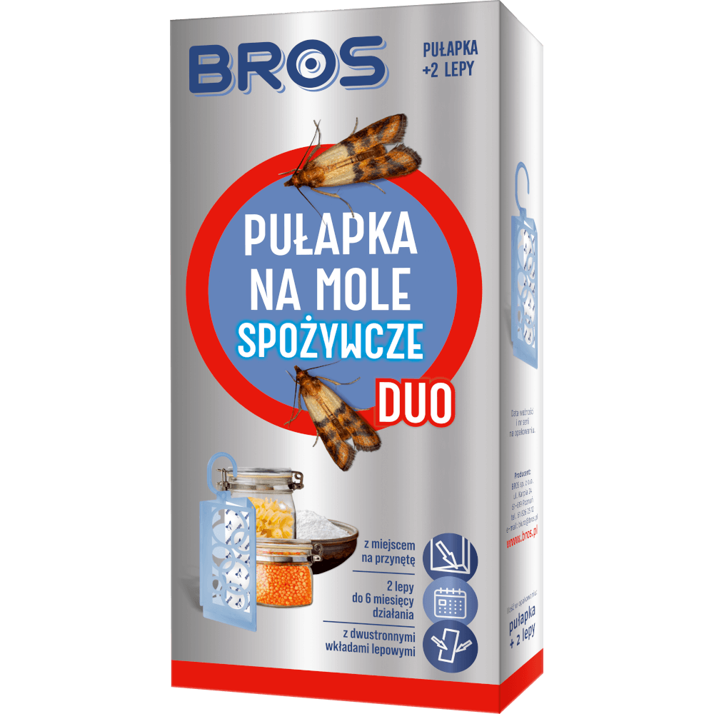 Bros Pułapka na mole spożywcze DUO