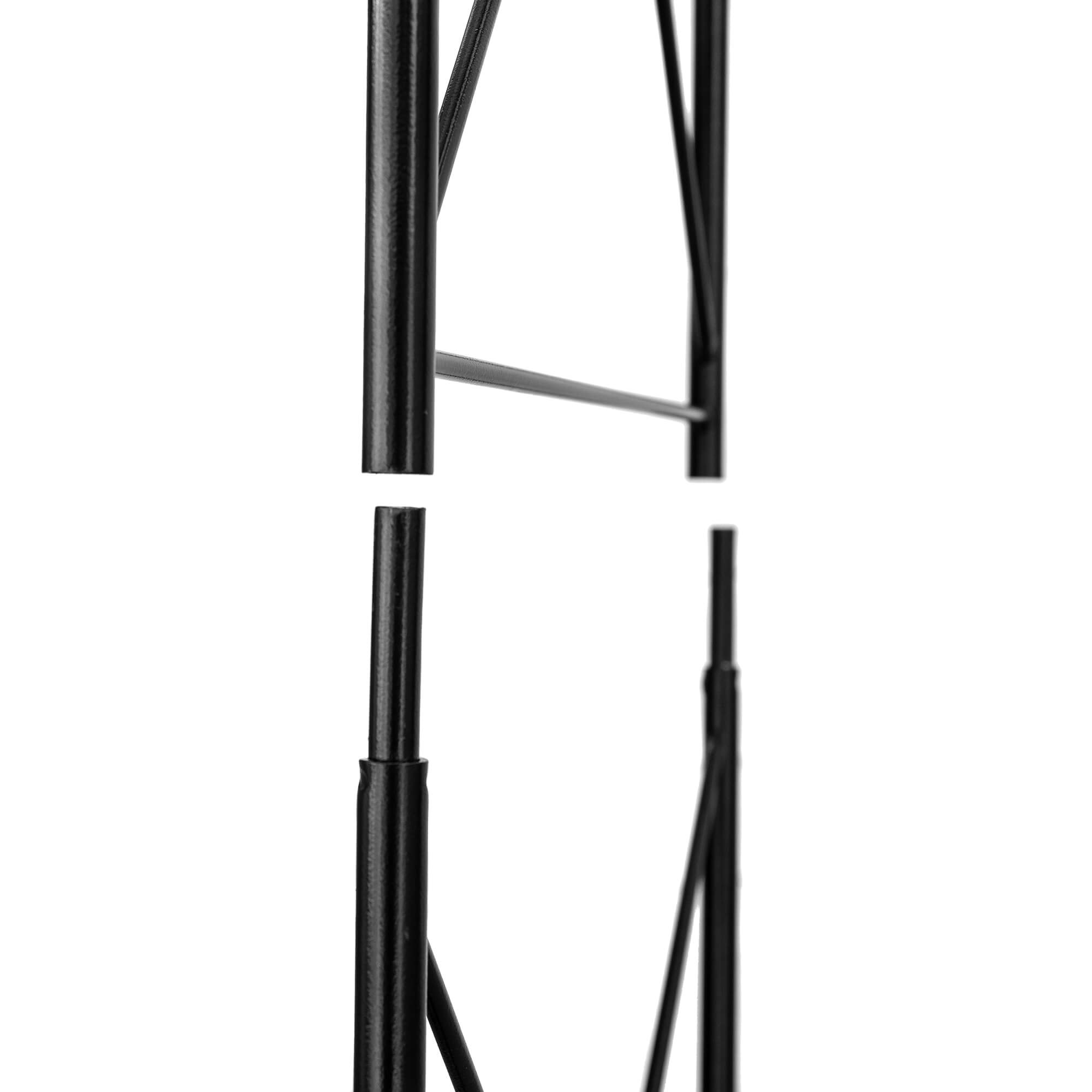 Pergola metalowa "Atri" 255 cm, czarna