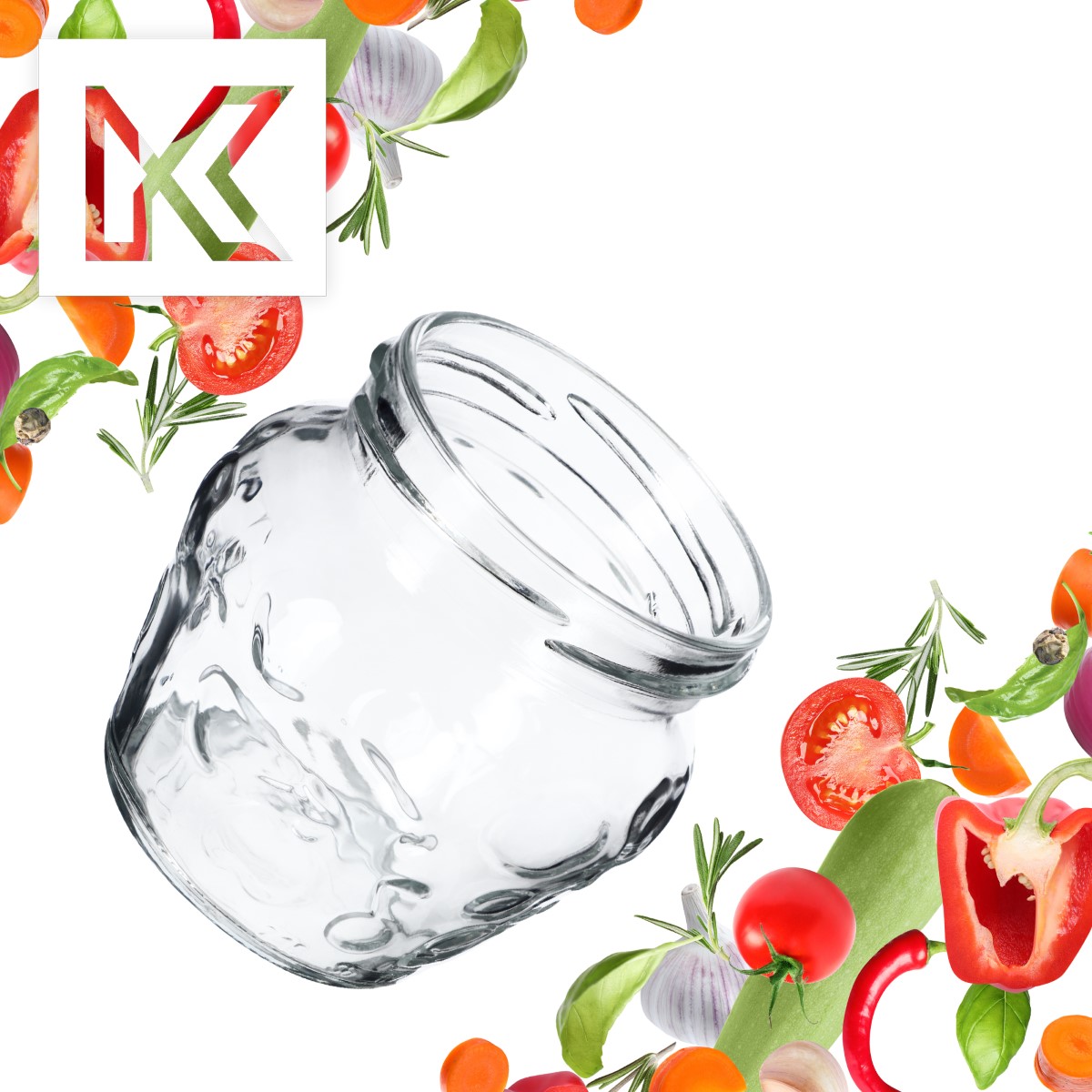 Słoiki Kemi 200ml 20szt fi 66 mm bez wieczka