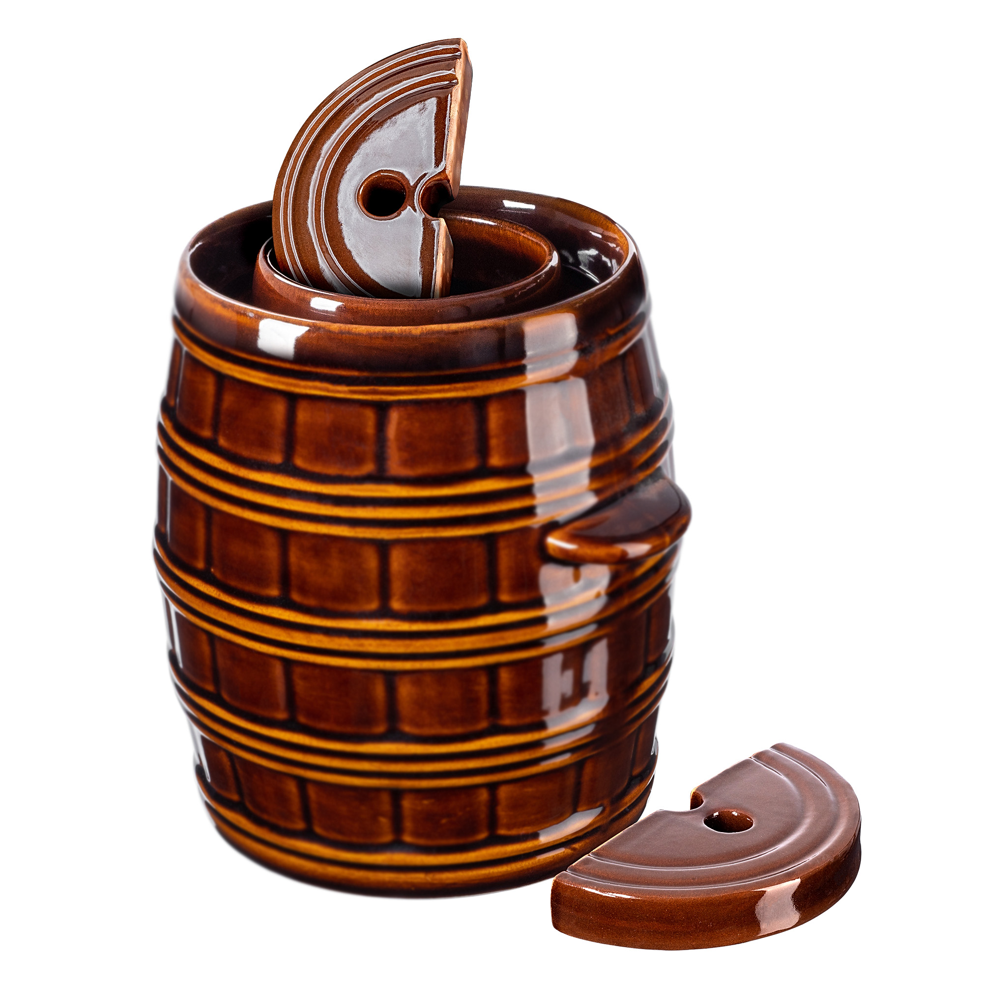 Kamień dociskowy kamionkowy Helios 21cm, 2szt
