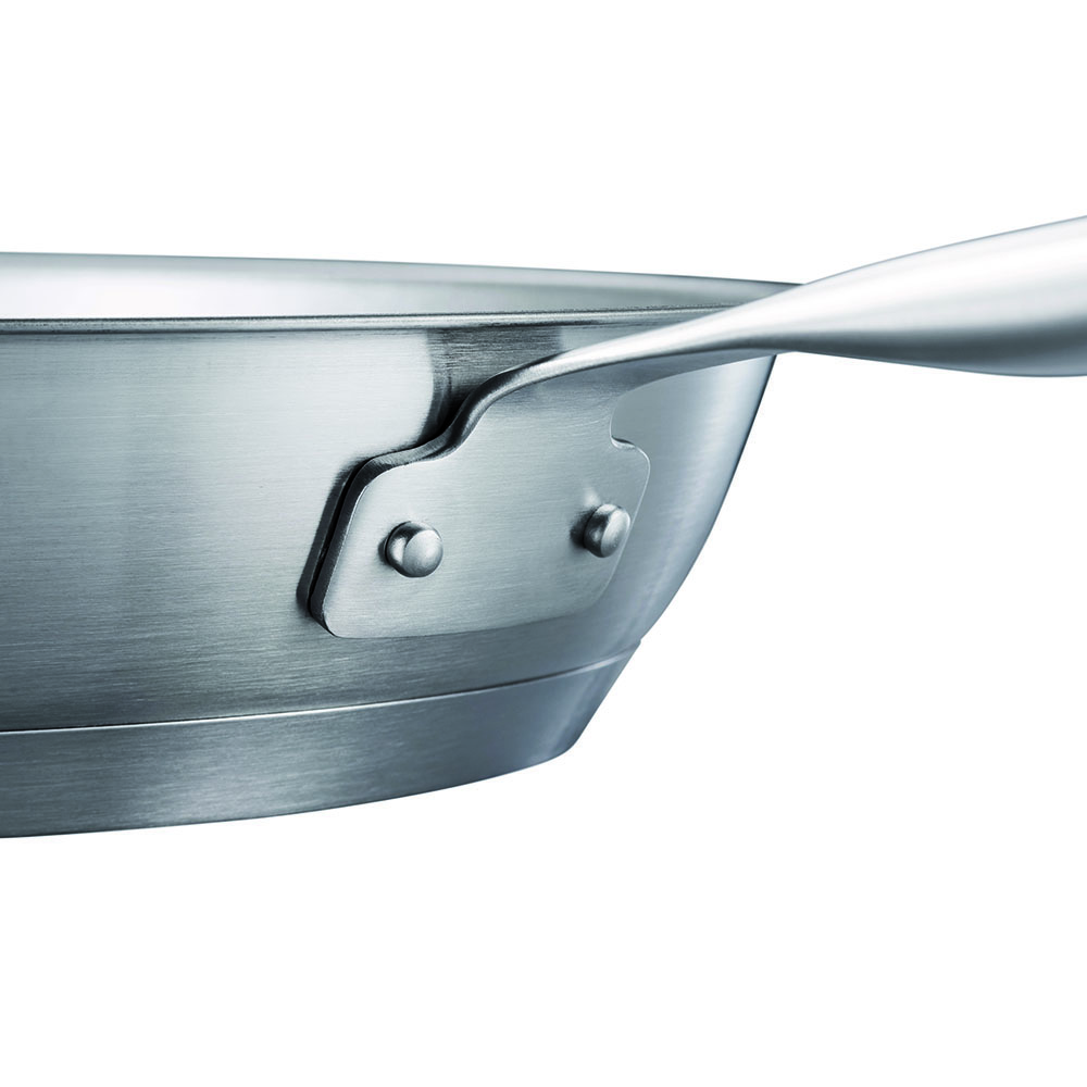 Fiskars 1065629 All Steel pure Wok 28 cm
