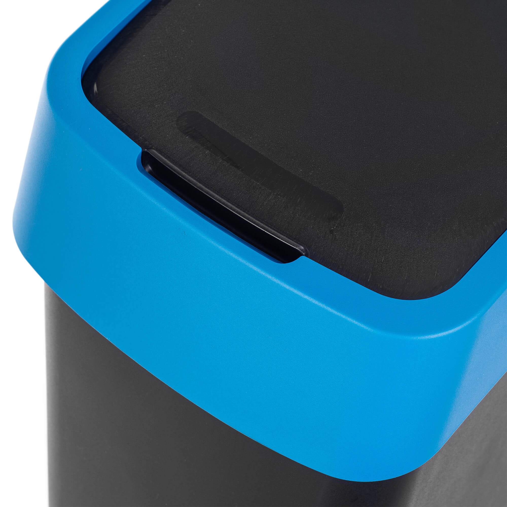 Kosz na śmieci Curver Flip Bin 45L czarno-niebieski