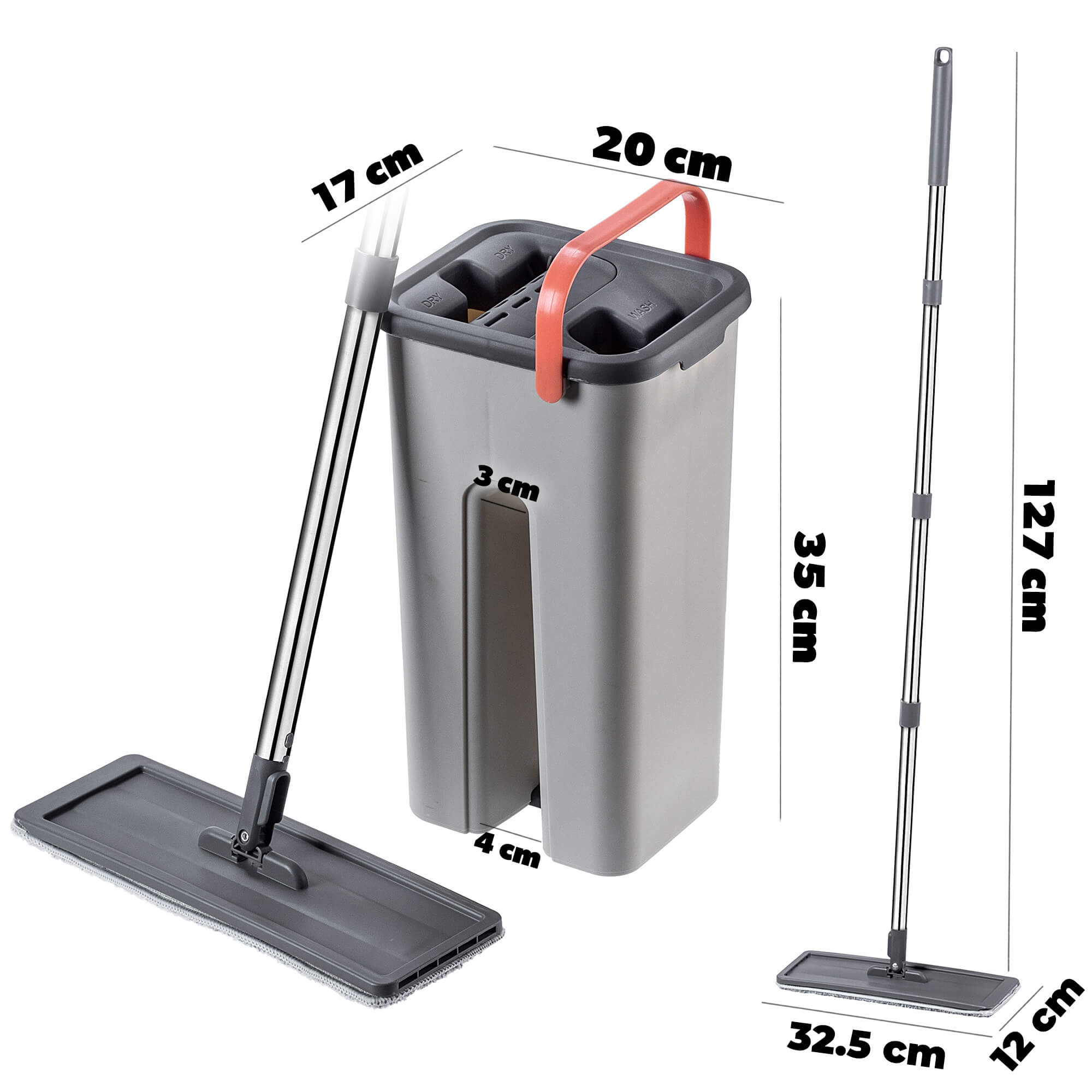 Mop płaski do podłogi Gras 135cm