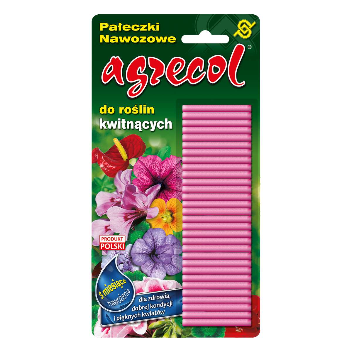 Agrecol Pałeczki nawozowe do roślin kwitnących 30 szt.