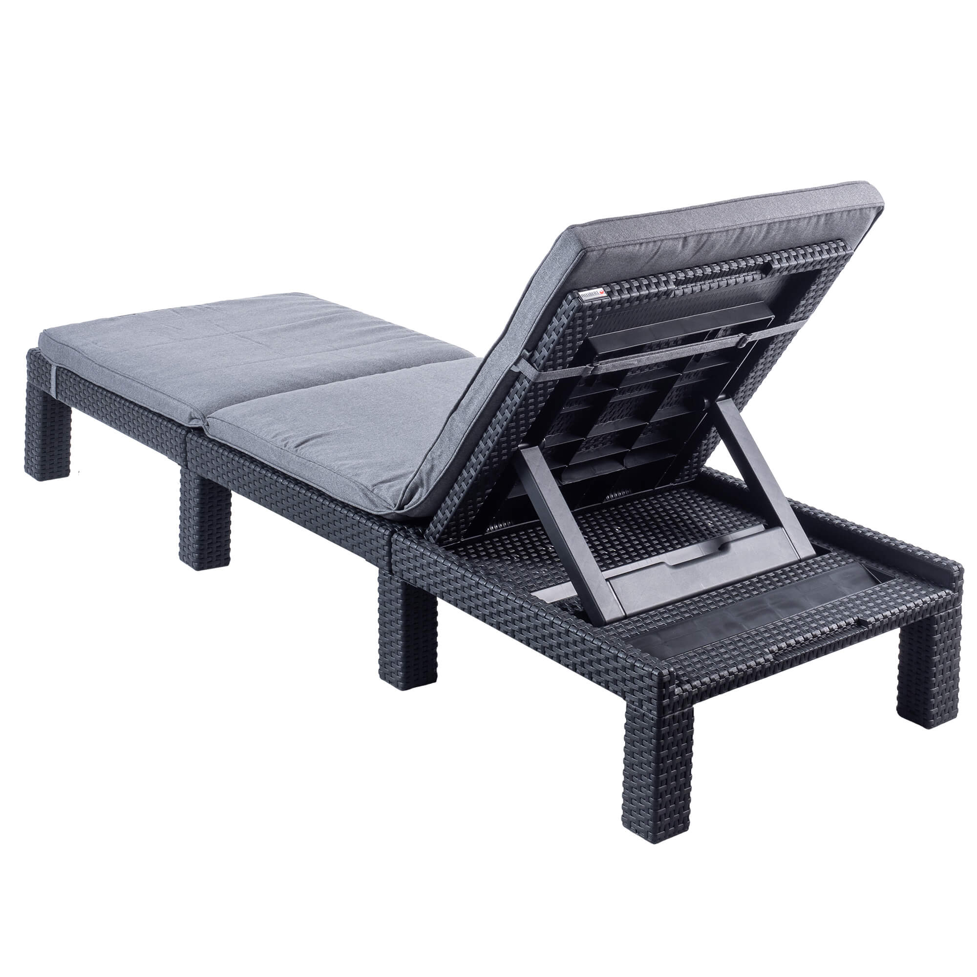 Leżak ogrodowy Keter Daytona Deluxe 65 x 195 cm, szary