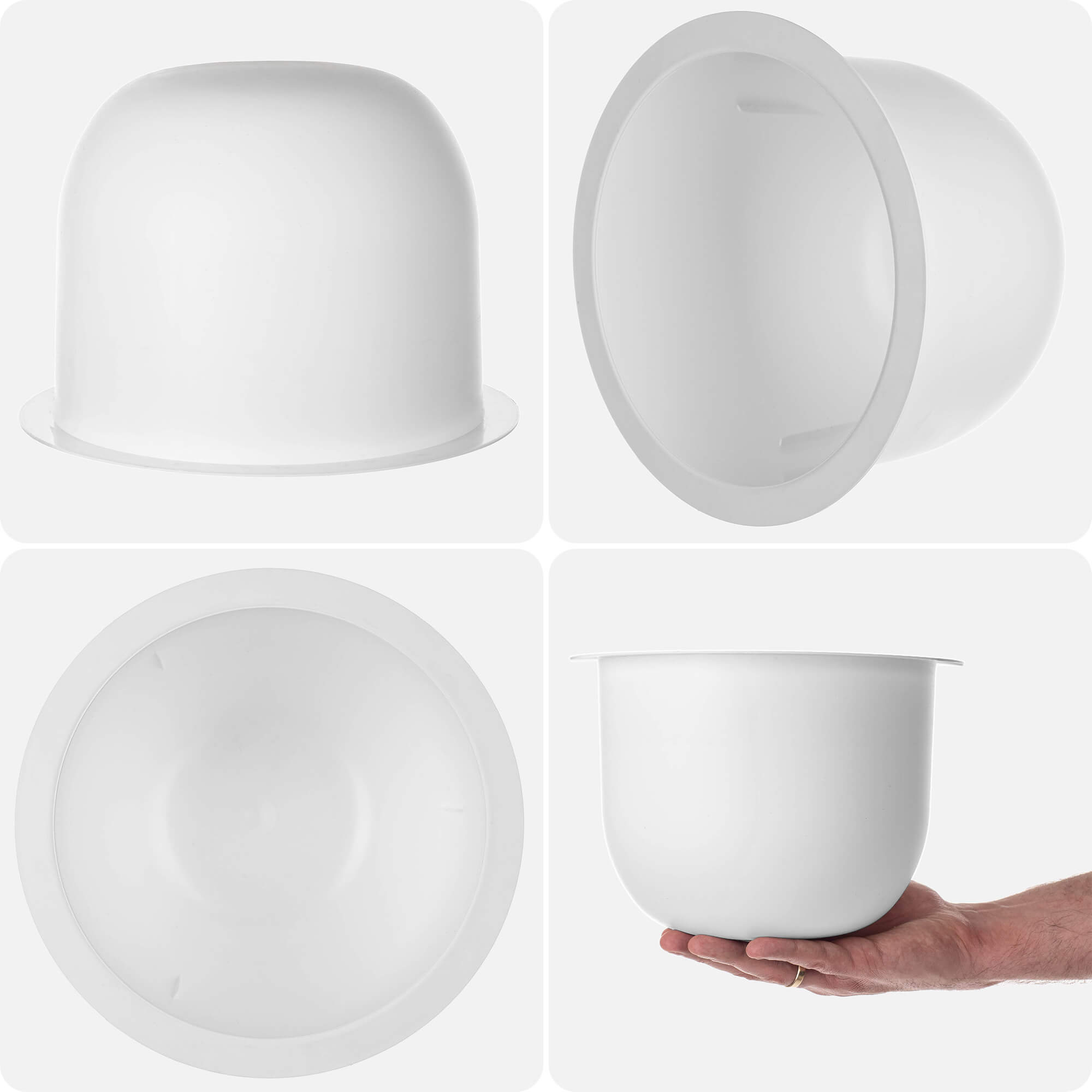 Wkład do kwietnika Aytre 24 cm biały