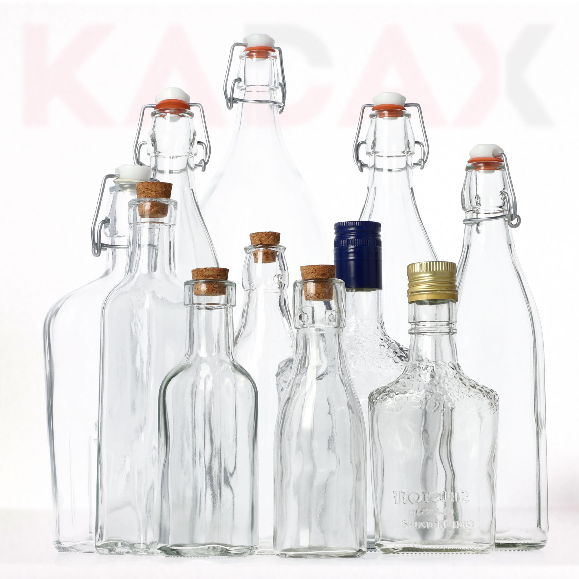 Butelki z zakrętką na nalewki Rumo 250 ml 3 szt.