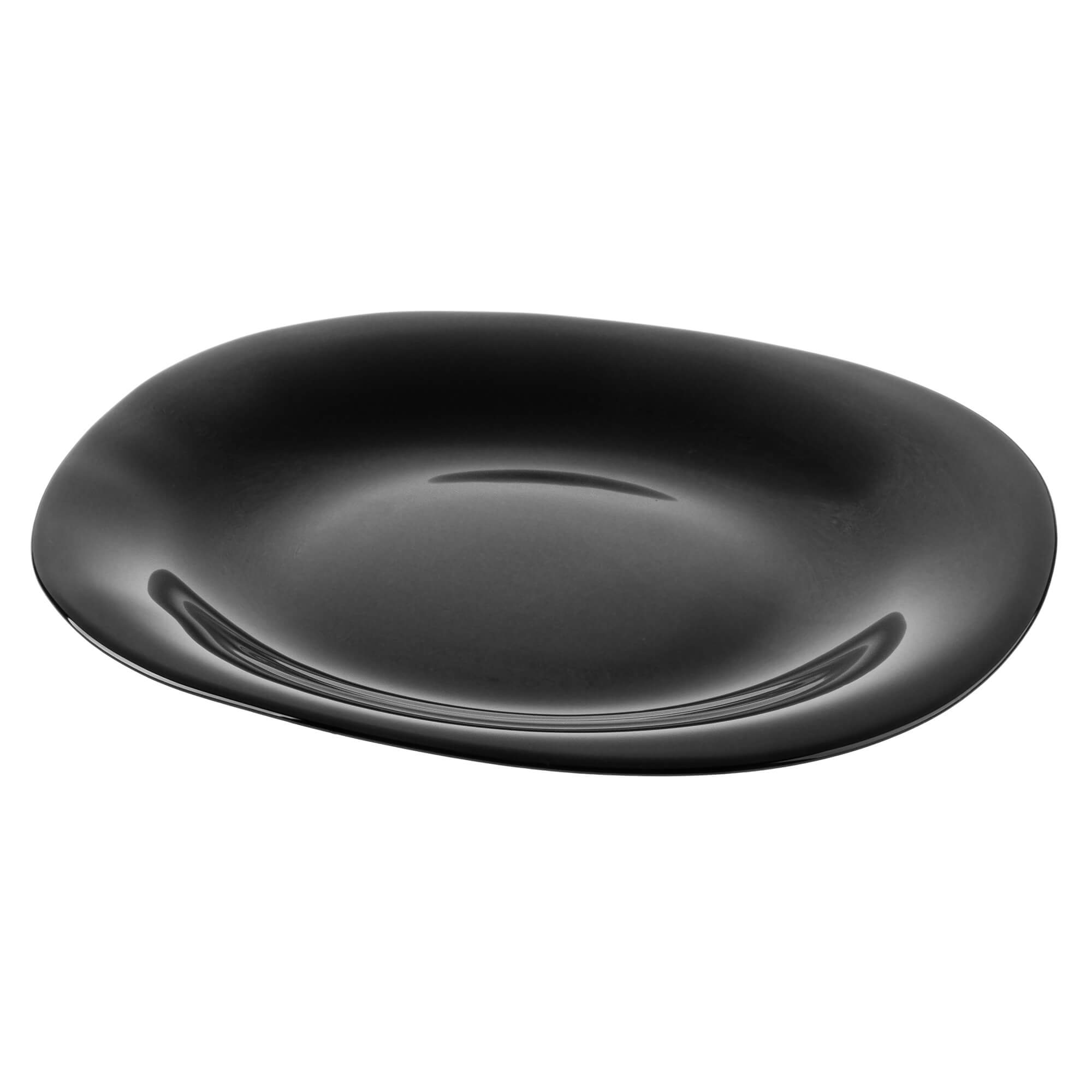 Talerz deserowy Vetriolo 21 cm, czarny 3 szt.