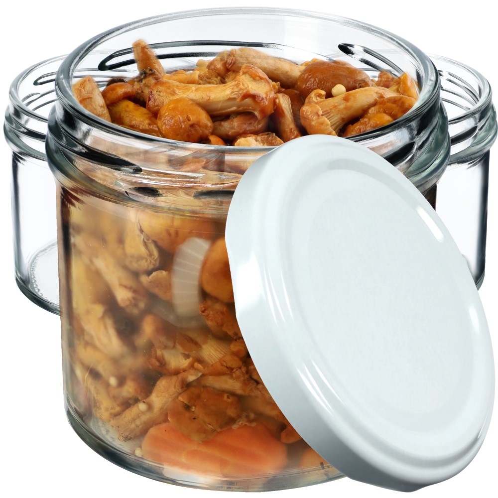 Słoiki Vigo 140ml 50szt fi 66 mm + wieczko białe