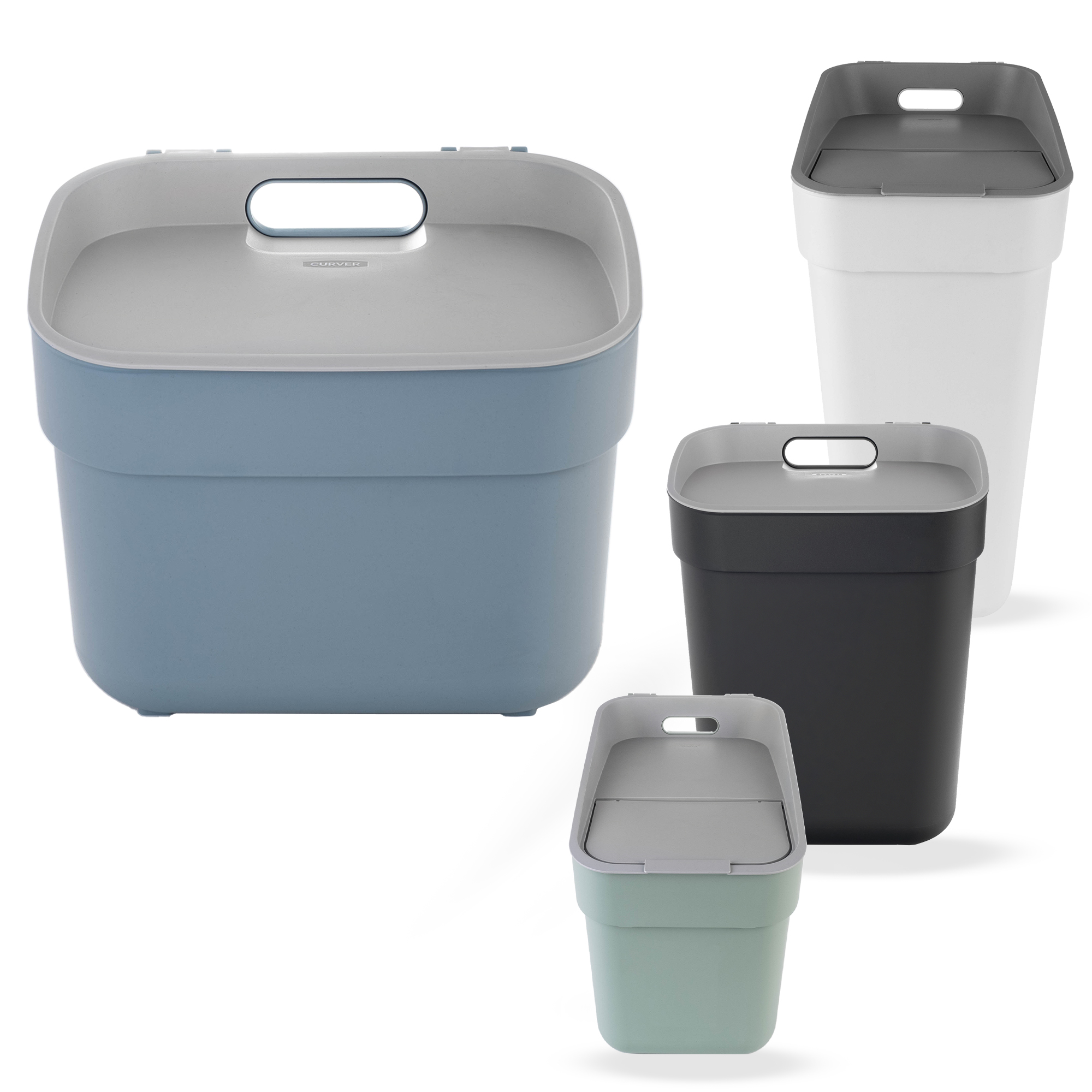 Kosz do segregacji śmieci Curver Ready to Collect 5L niebieski