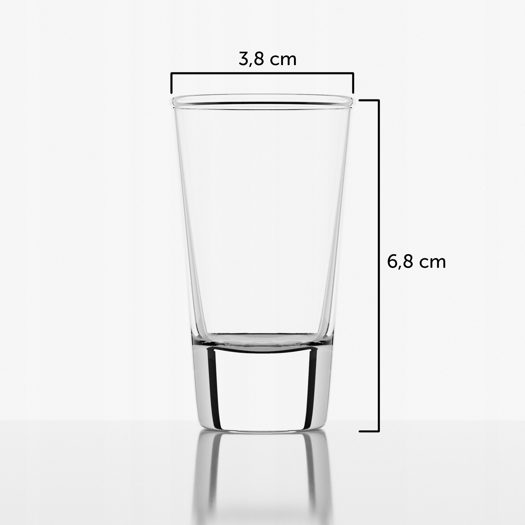 Kieliszki do wódki 28 ml, 6 szt.