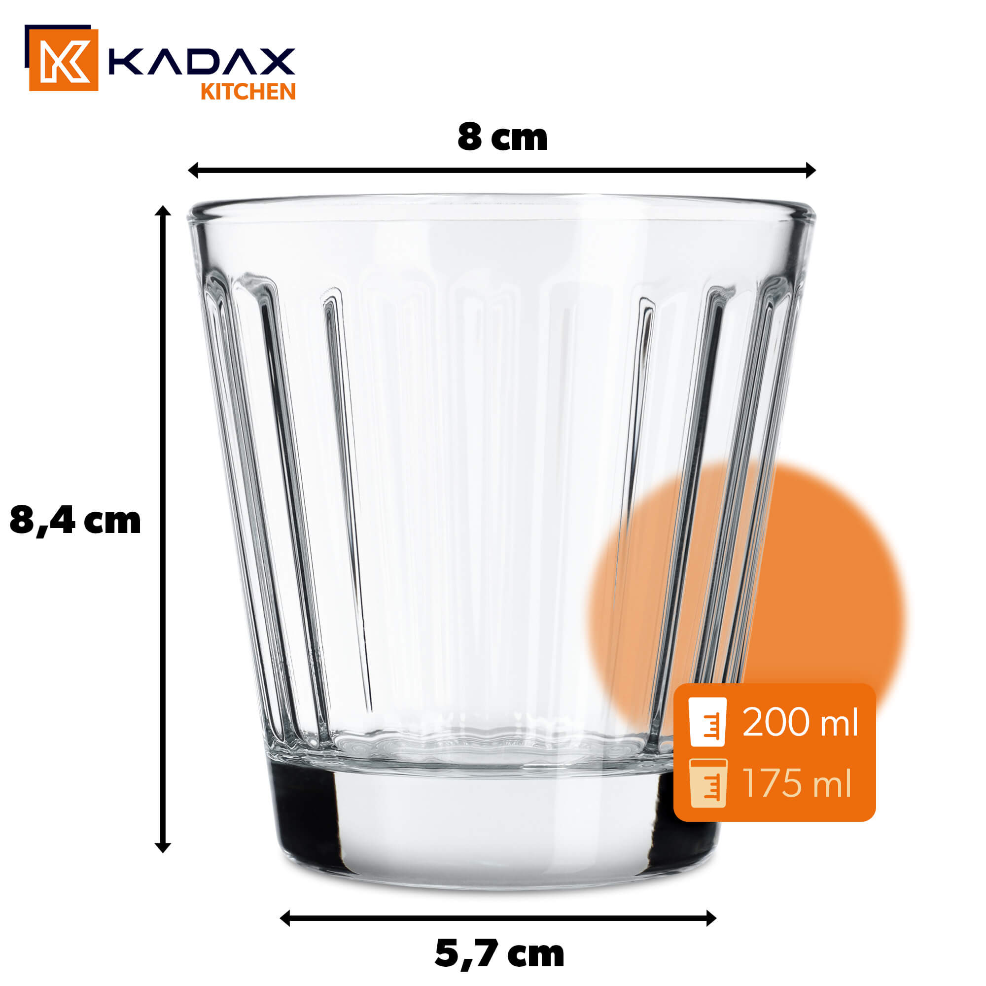 Szklanki do zimnych napojów Sestu 175 ml, 6 szt.