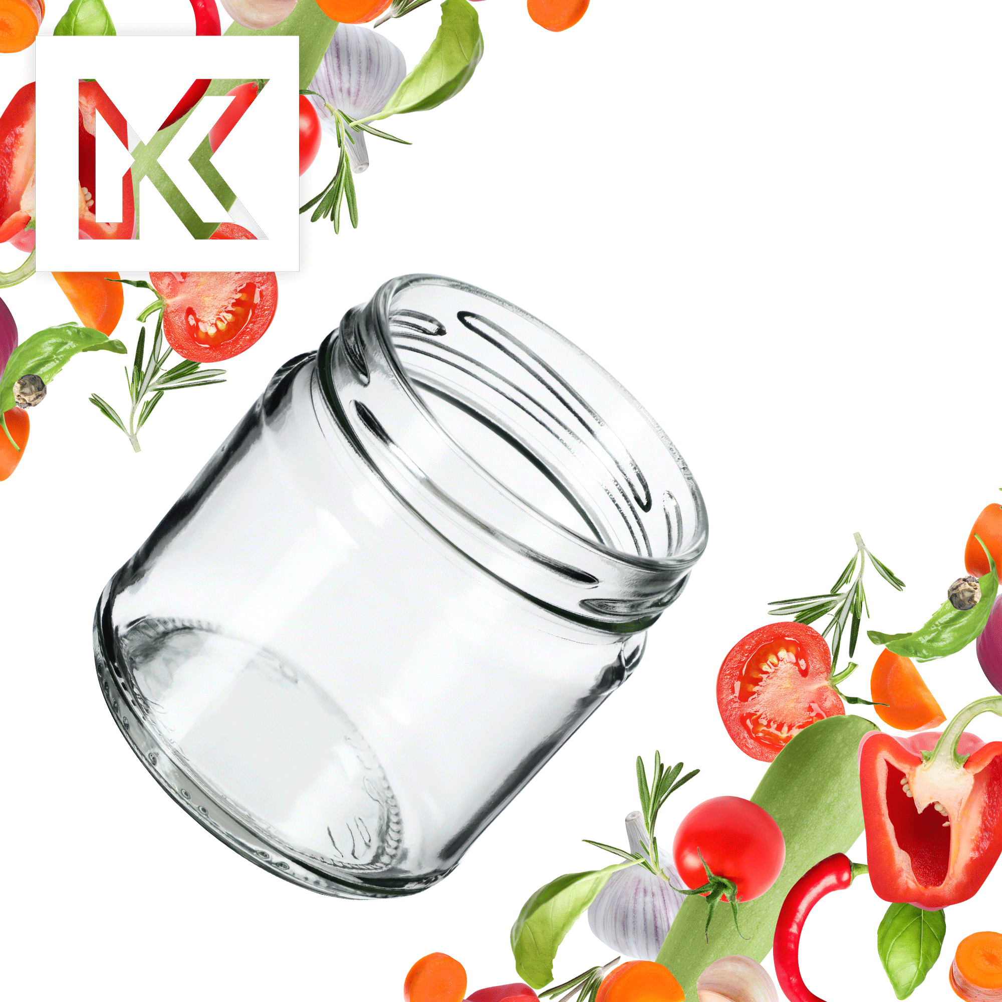 Słoiki na przetwory Lerma 200ml 100szt fi 66 mm + wieczka "Ul"