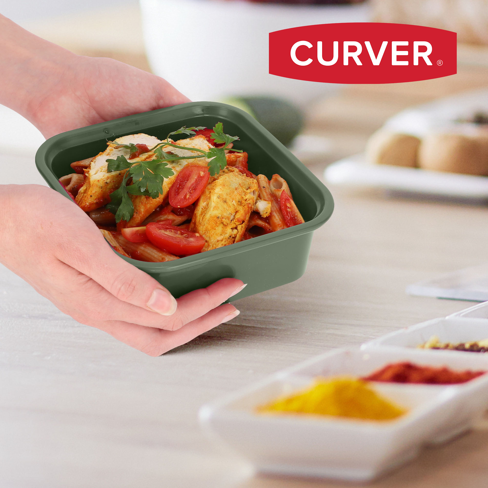 Pojemnik na żywność Curver Smart To Go Line Lunch 0.9L