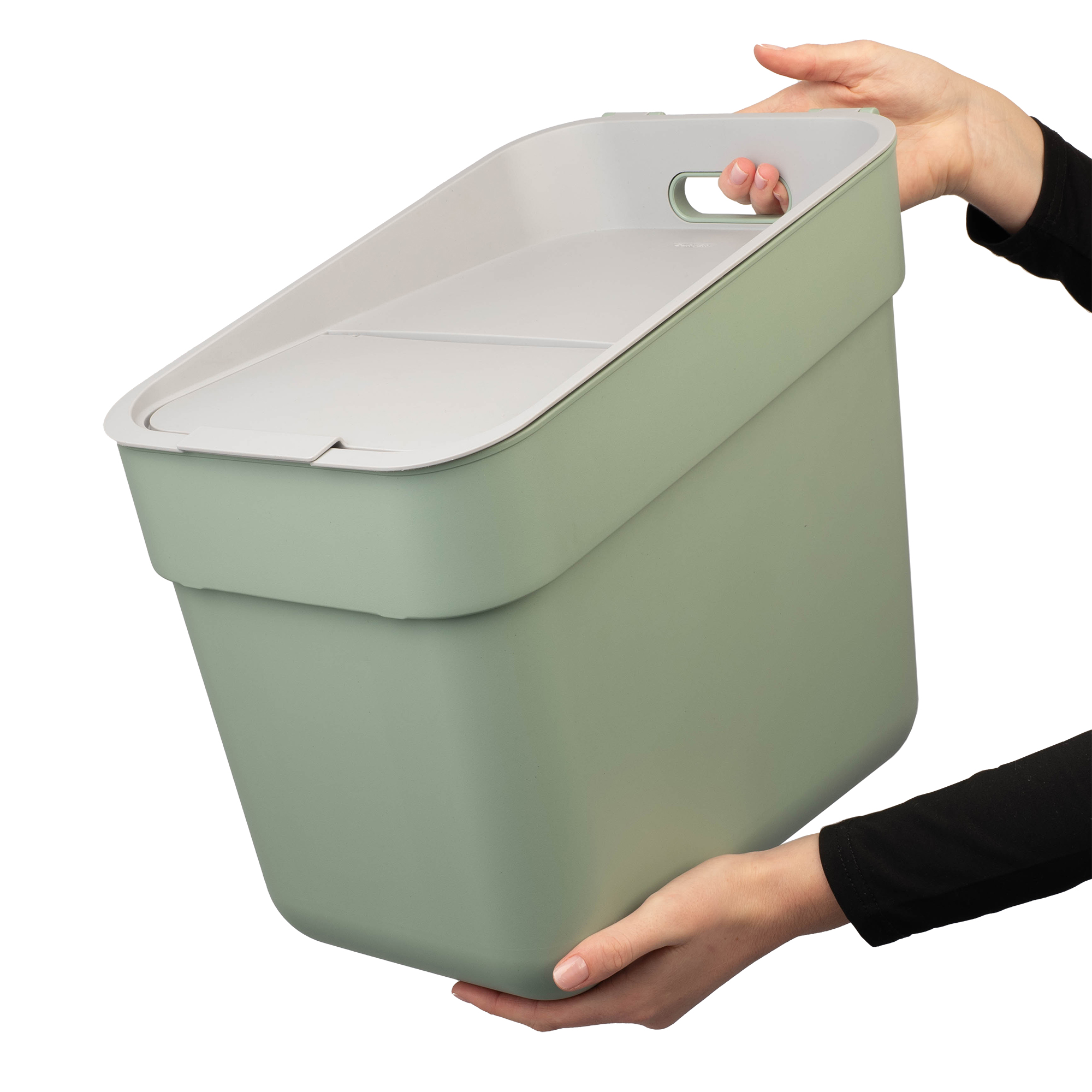 Kosz do segregacji śmieci Curver Ready to Collect 20L zielony