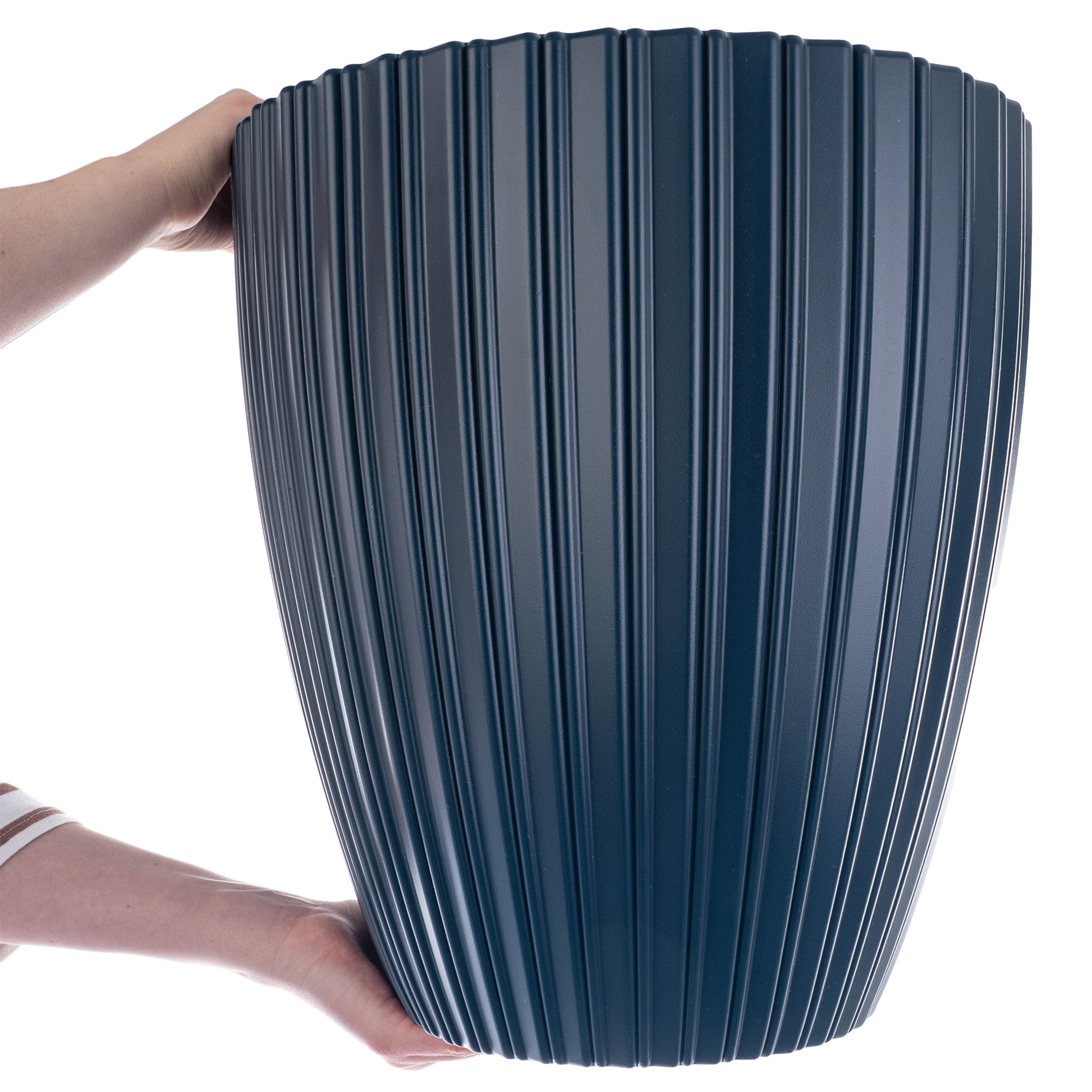 Doniczka na kwiaty Raivael 30 cm granatowa