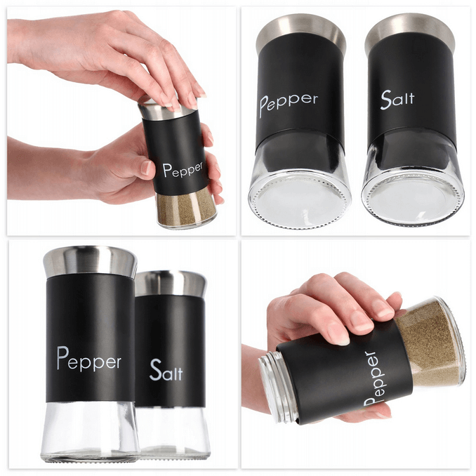 Pojemniki na sól i pieprz Force 150 ml 2 szt.