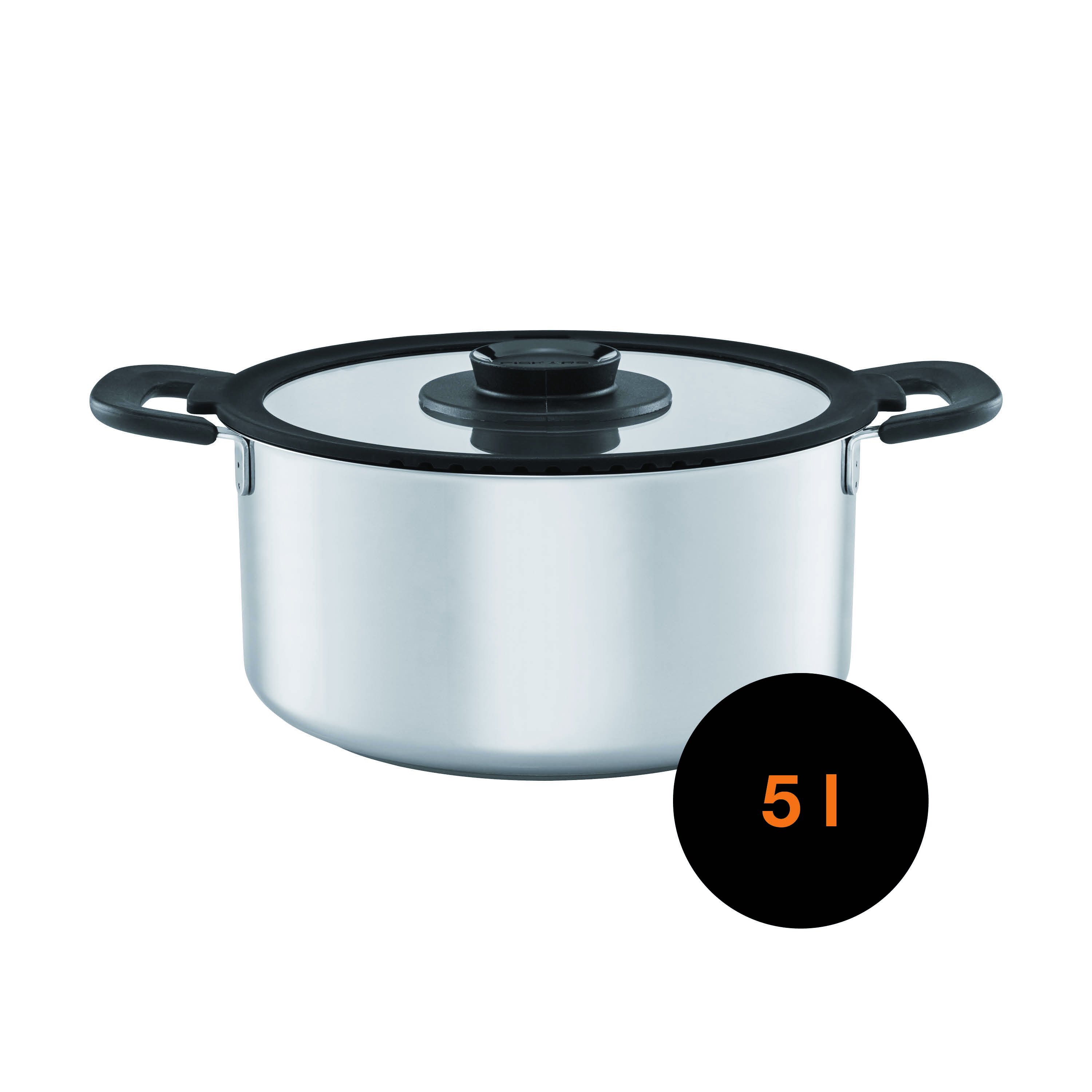 Fiskars 1026578 FF Garnek 5 l z pokrywką
