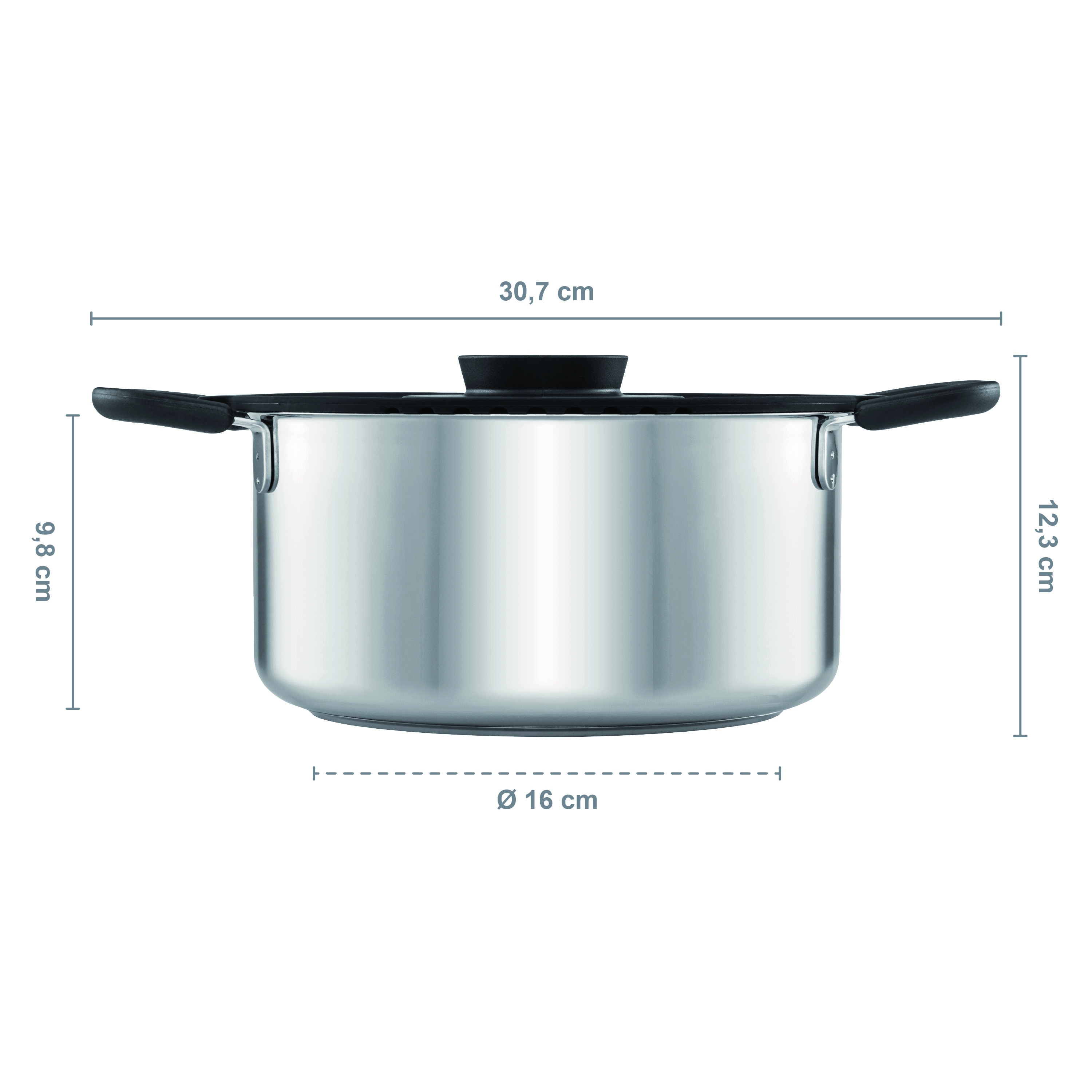 Fiskars 1026577 FF Garnek 3 l z pokrywką