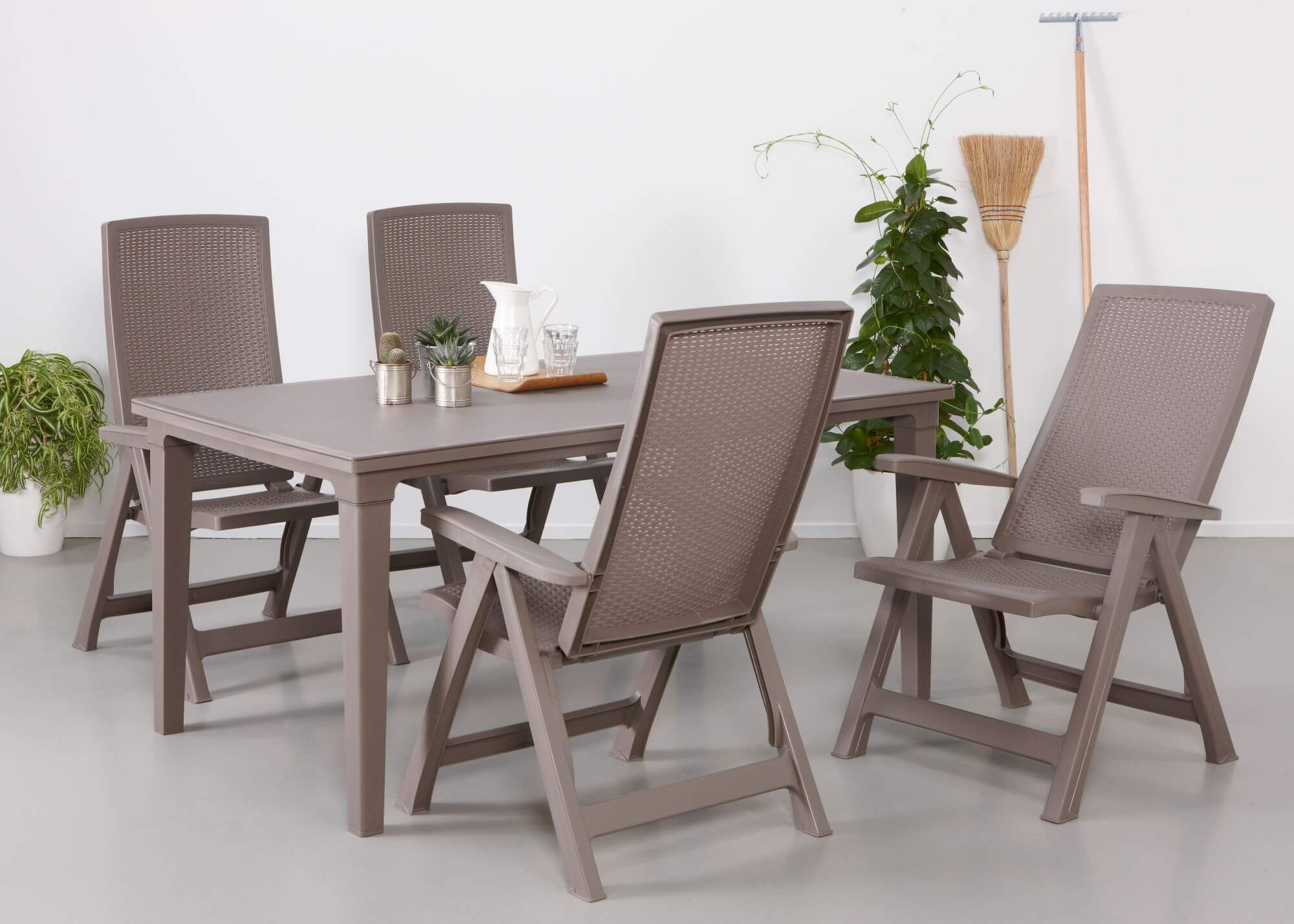 Fotel ogrodowy Keter Montreal 60 x 105 cm 2 szt., cappuccino