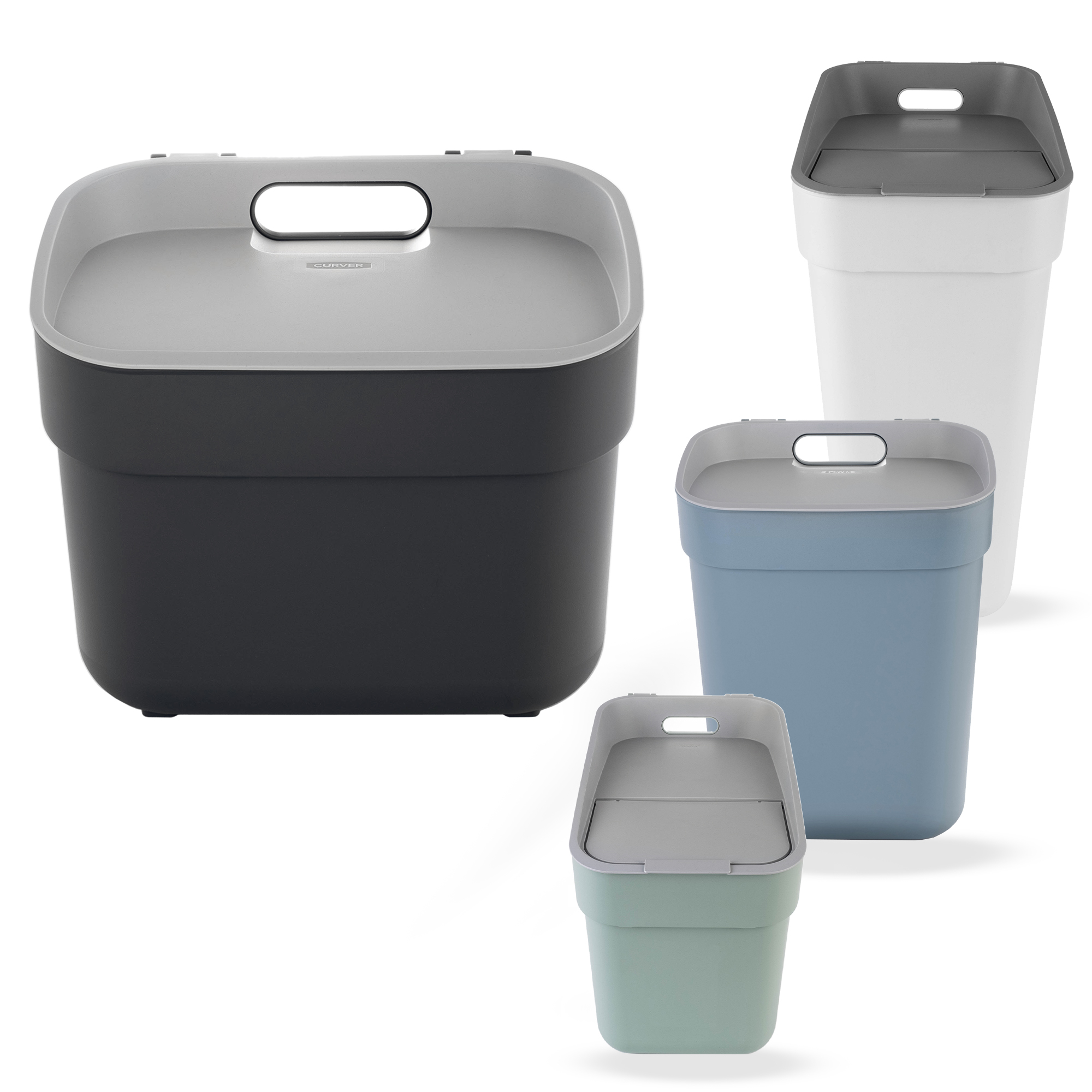 Kosz do segregacji śmieci Curver Ready to Collect 5L szary