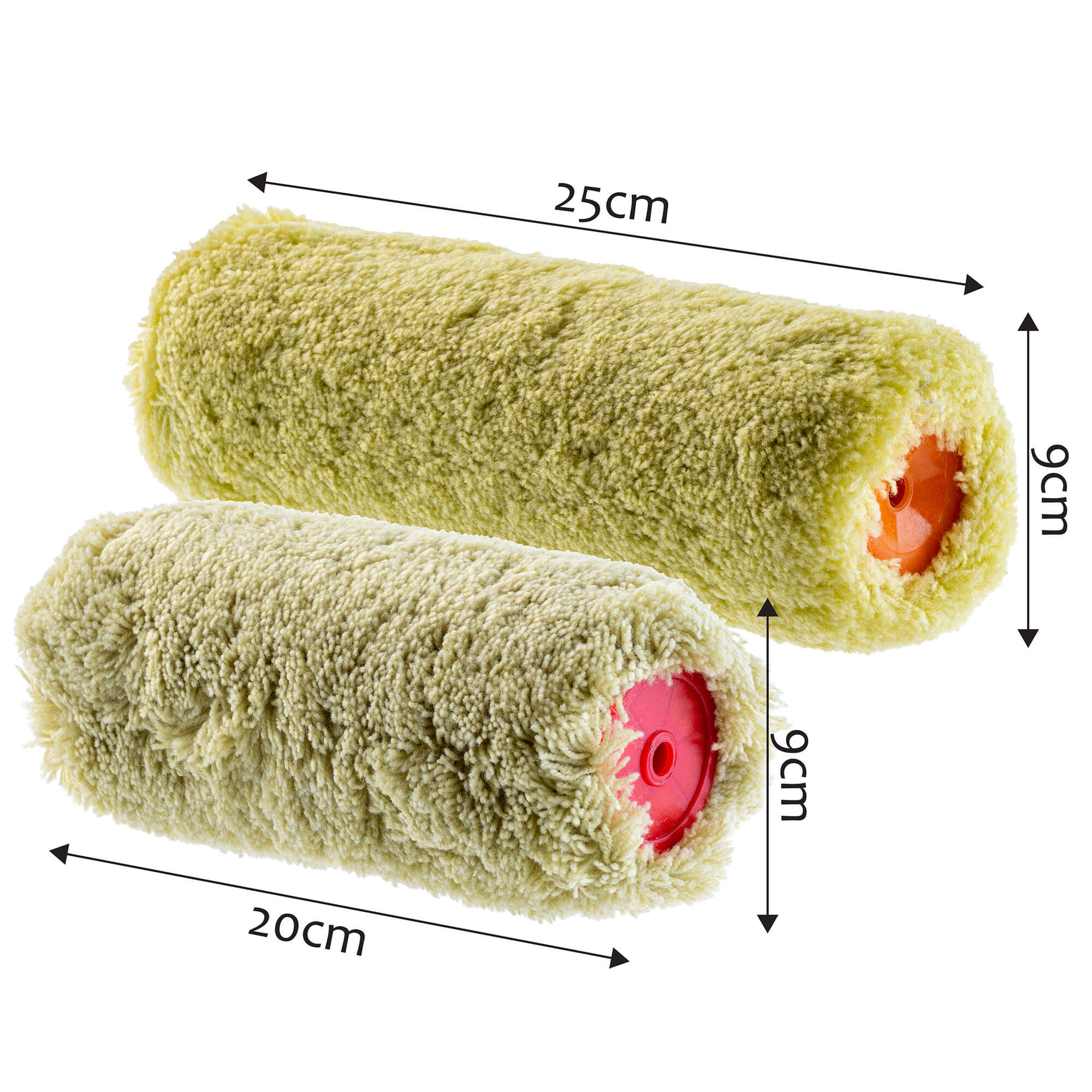 Wałki malarskie Paxson zielone 20 + 25 cm