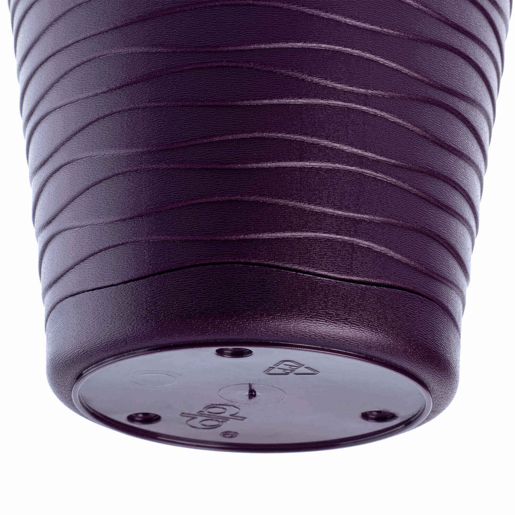 Doniczka z podstawką Greve 13 cm, śliwkowa