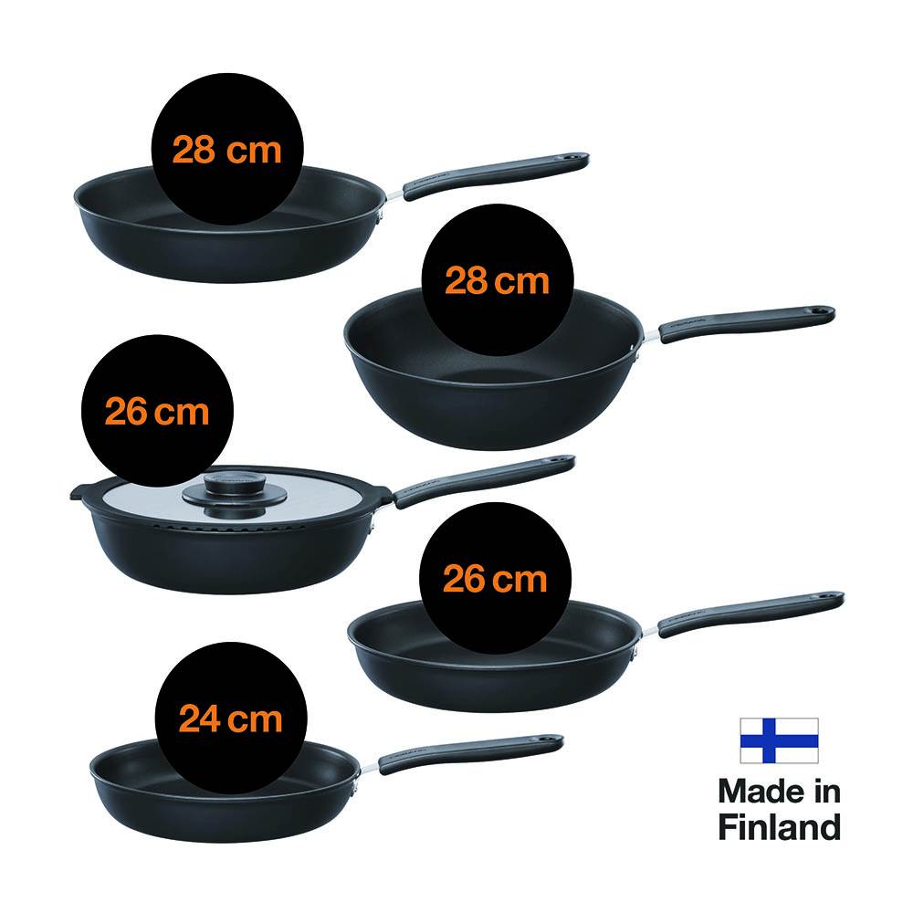 Fiskars 1027705 FF Wok 28 cm