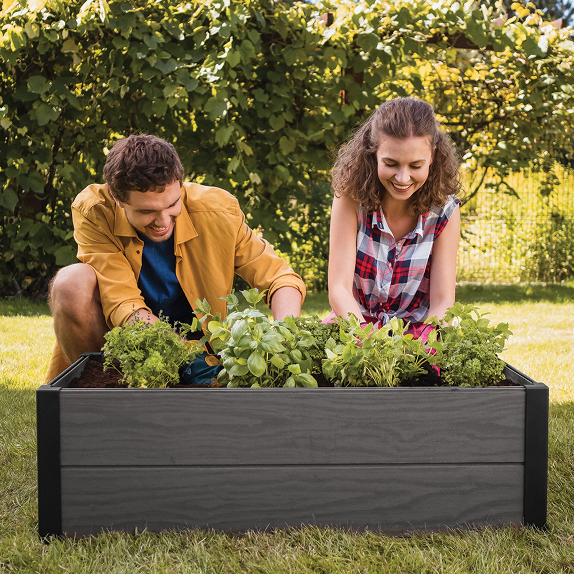 Obrzeże ogrodowe Maple Garden Bed szare
